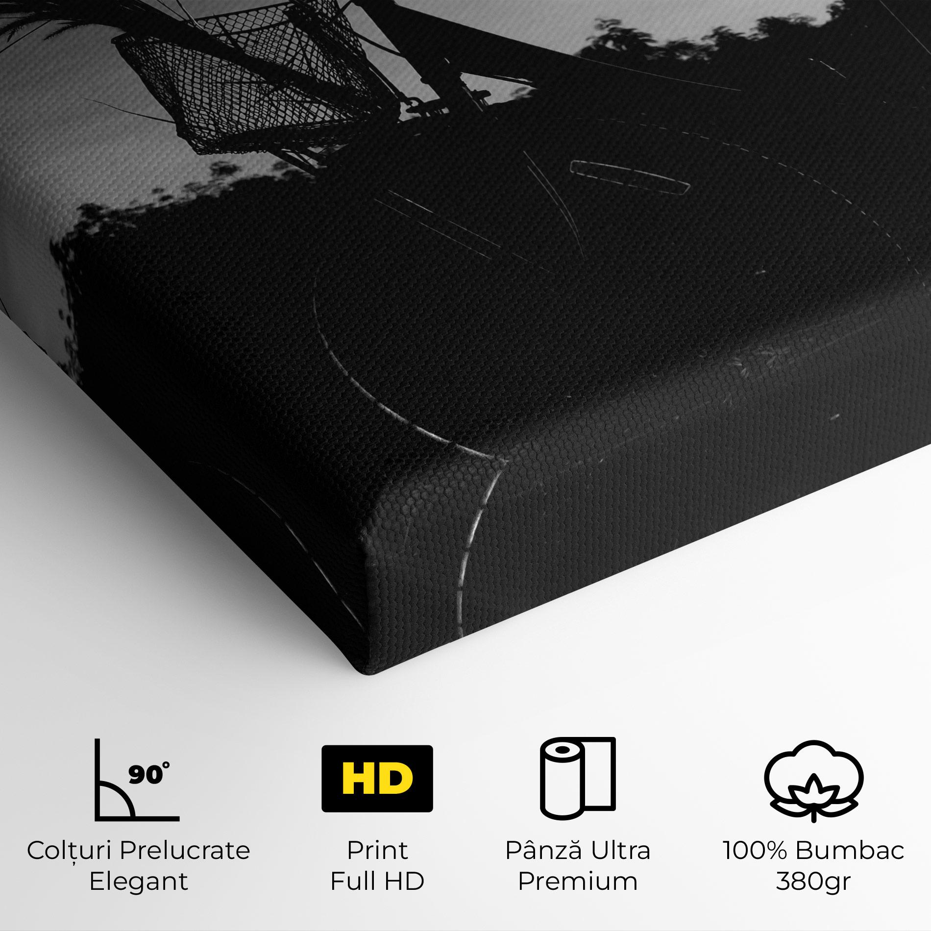 Tablou Canvas Black Bike Shilouette mockup 4