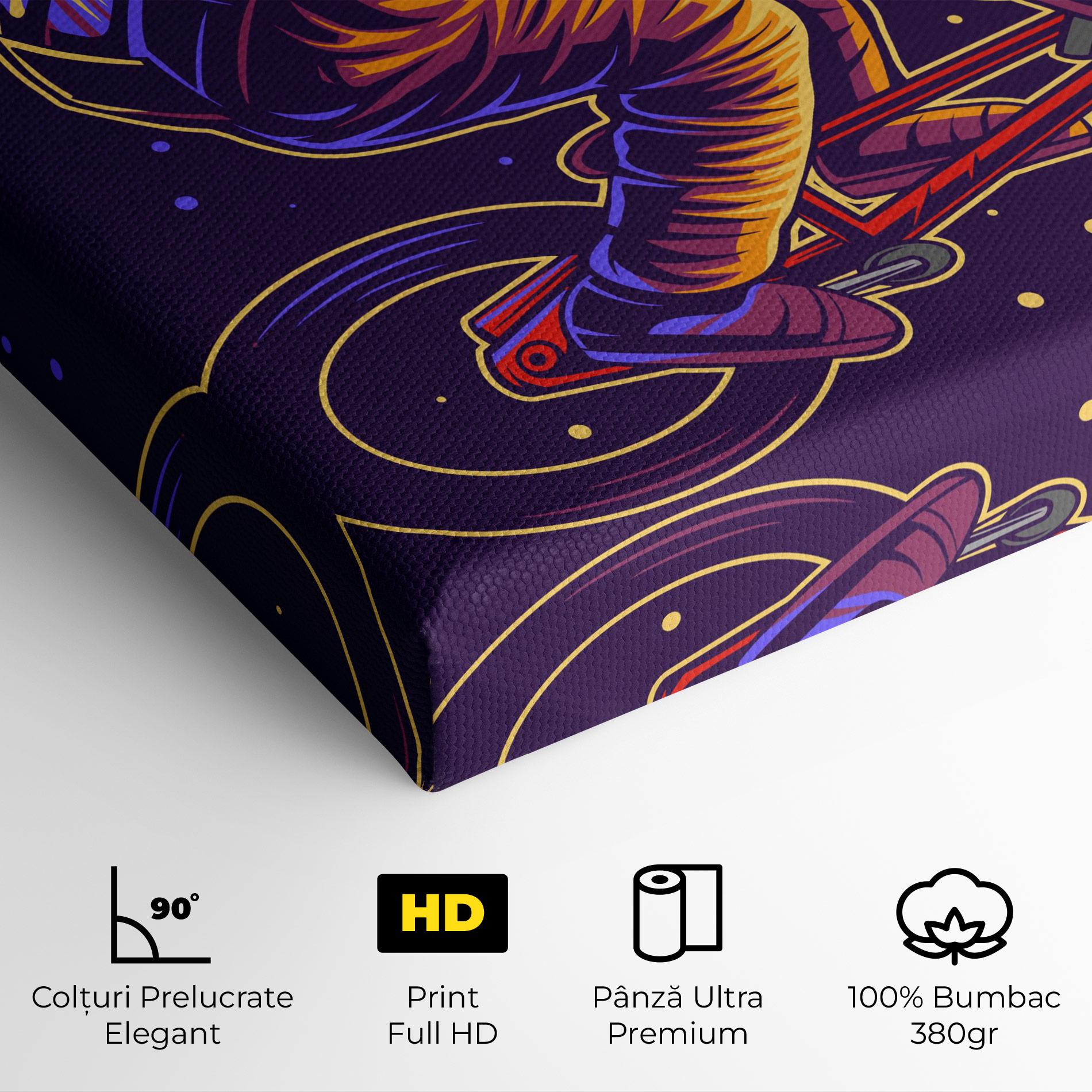 Tablou Canvas Moon Bike mockup 4