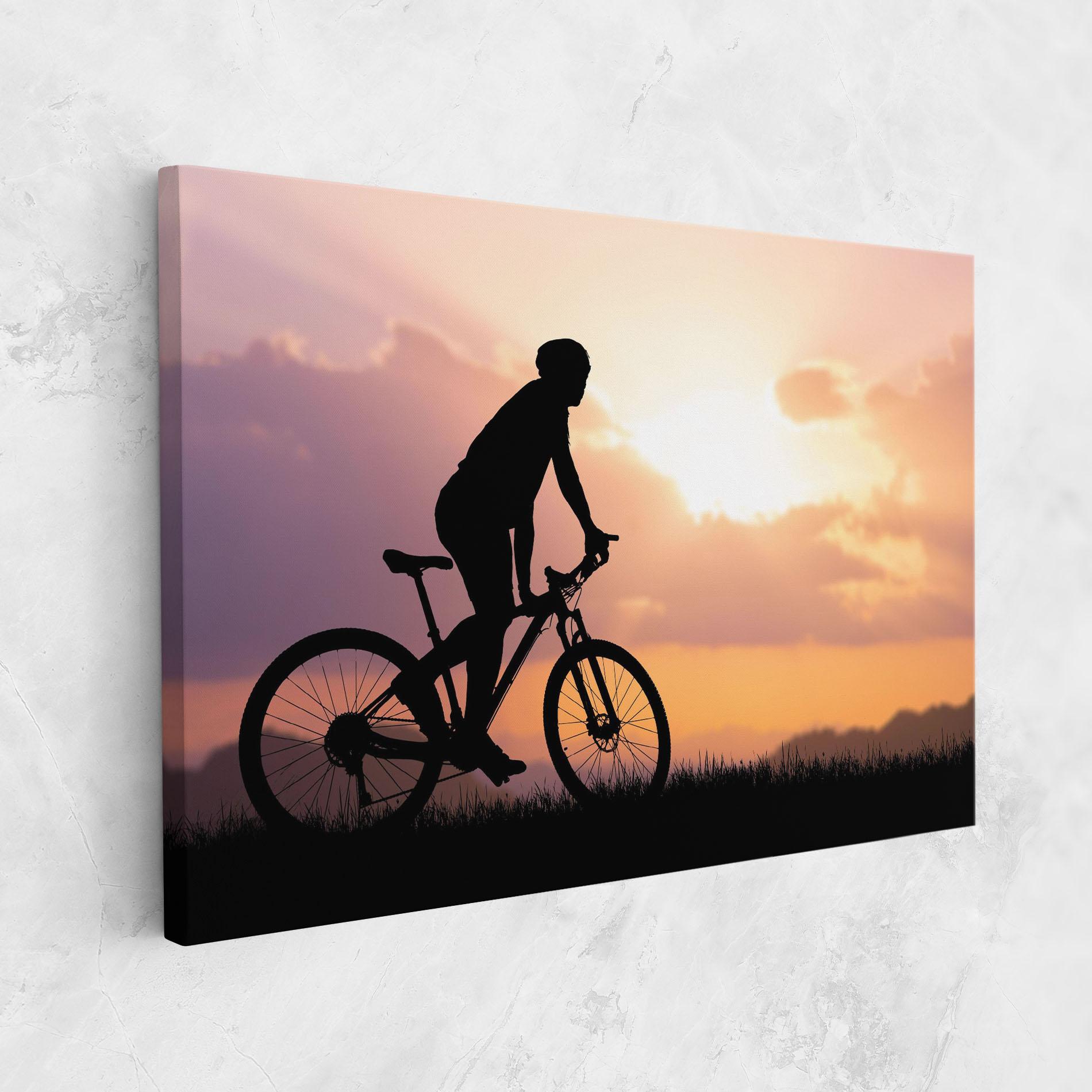 Tablou Canvas Bike Travel Concept mockup 1