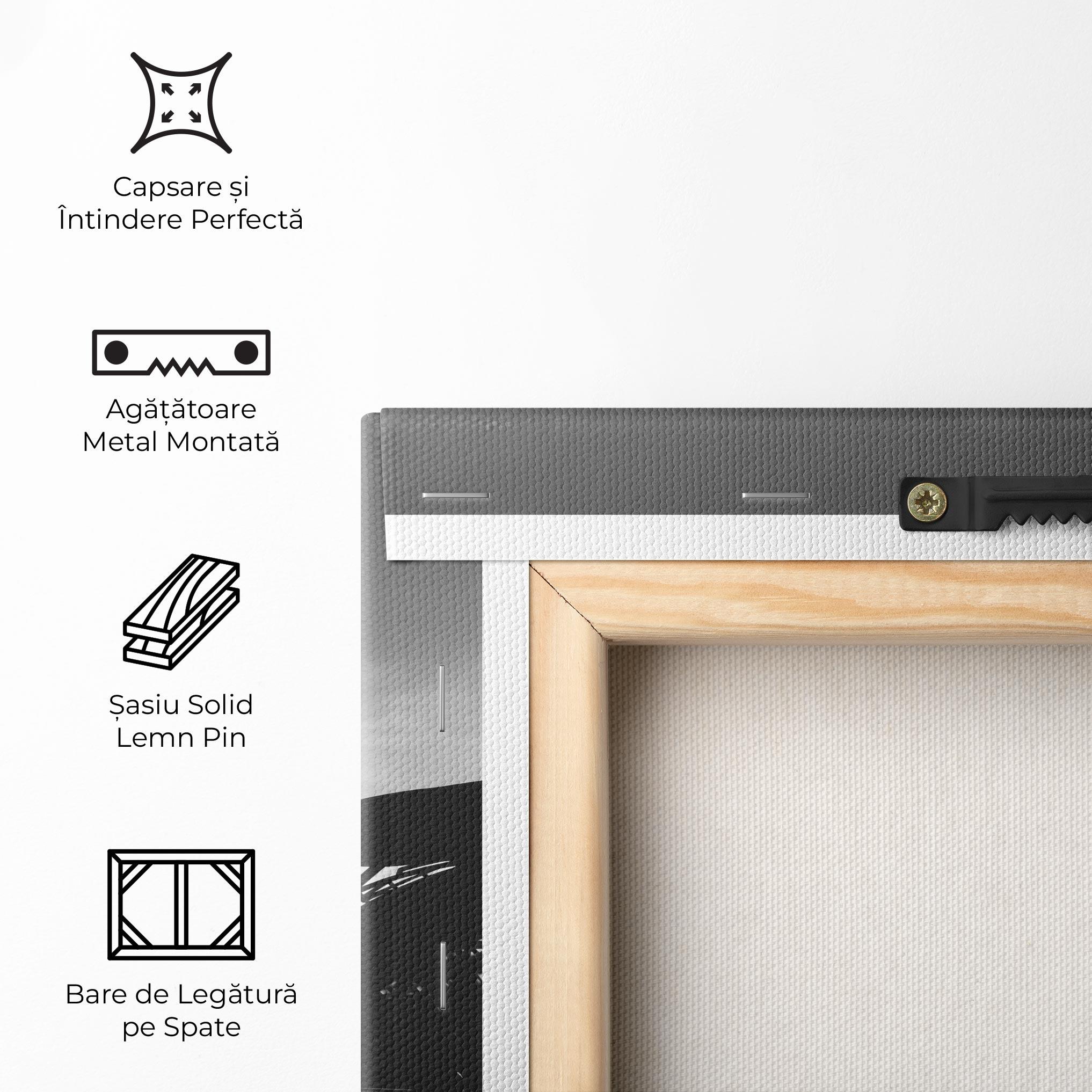 Tablou Canvas Black Bike Shilouette mockup 5