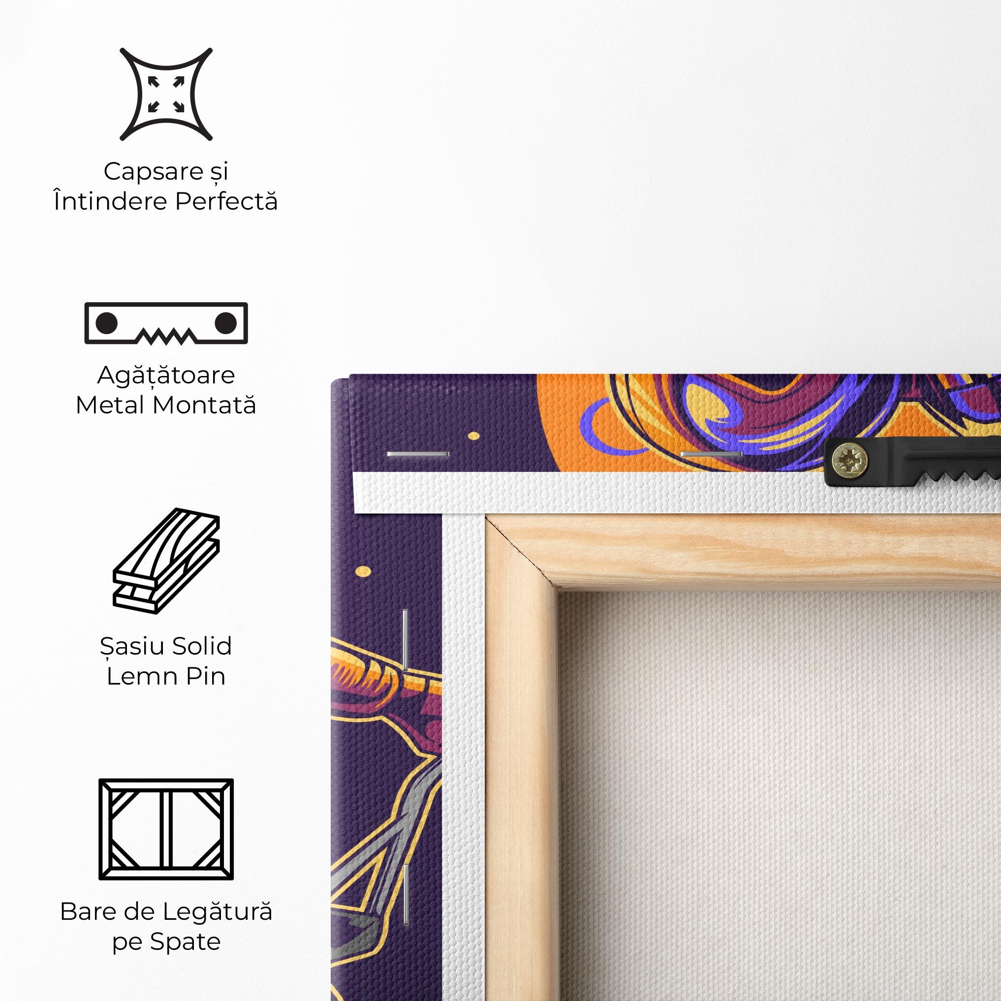 Tablou Canvas Moon Bike mockup 5