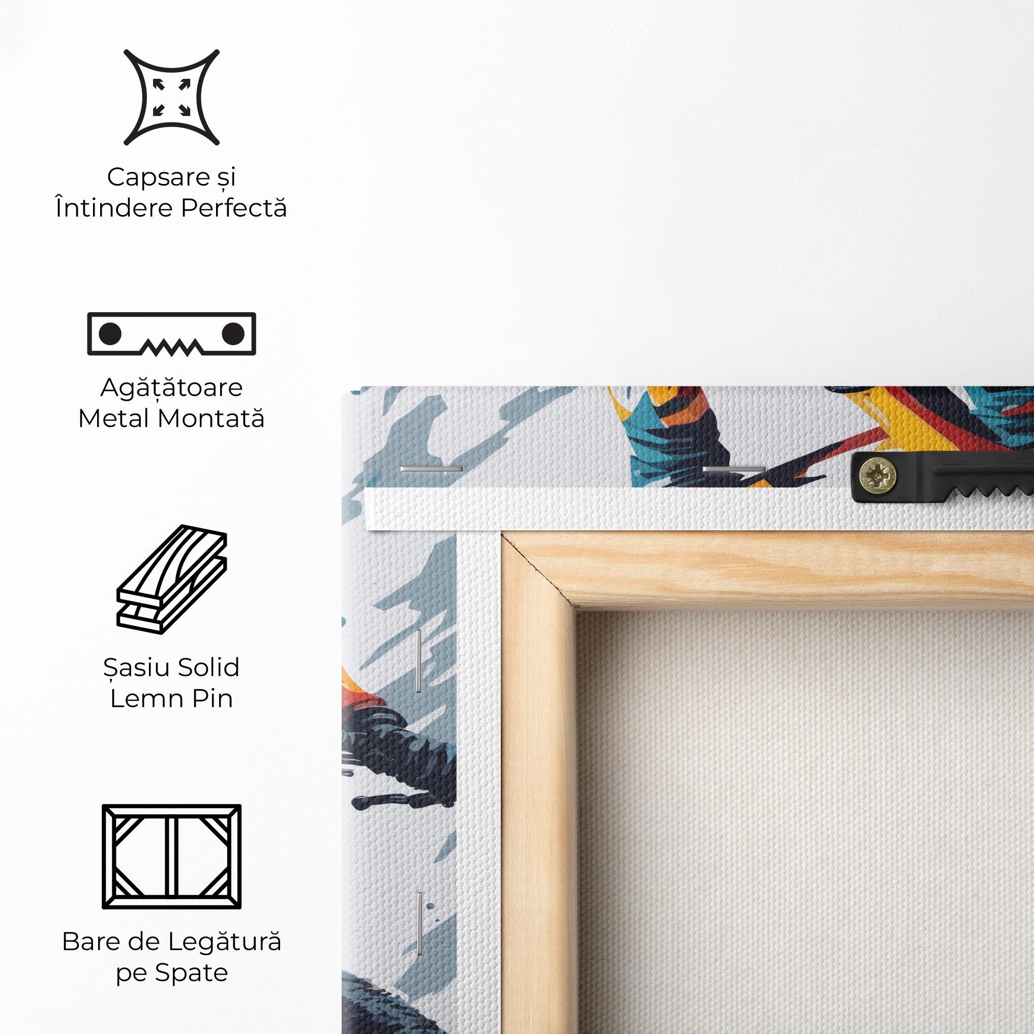 Tablou Canvas Yellow Bike Art mockup 5