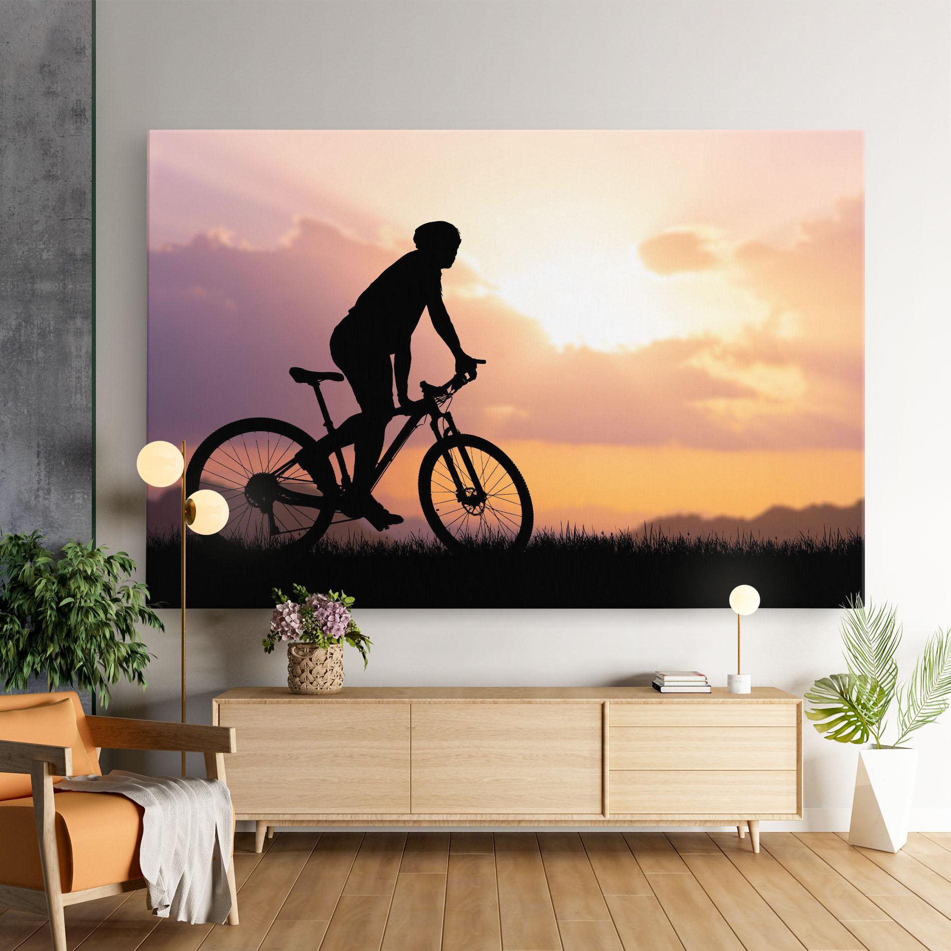 Tablou Canvas Bike Travel Concept mockup 9