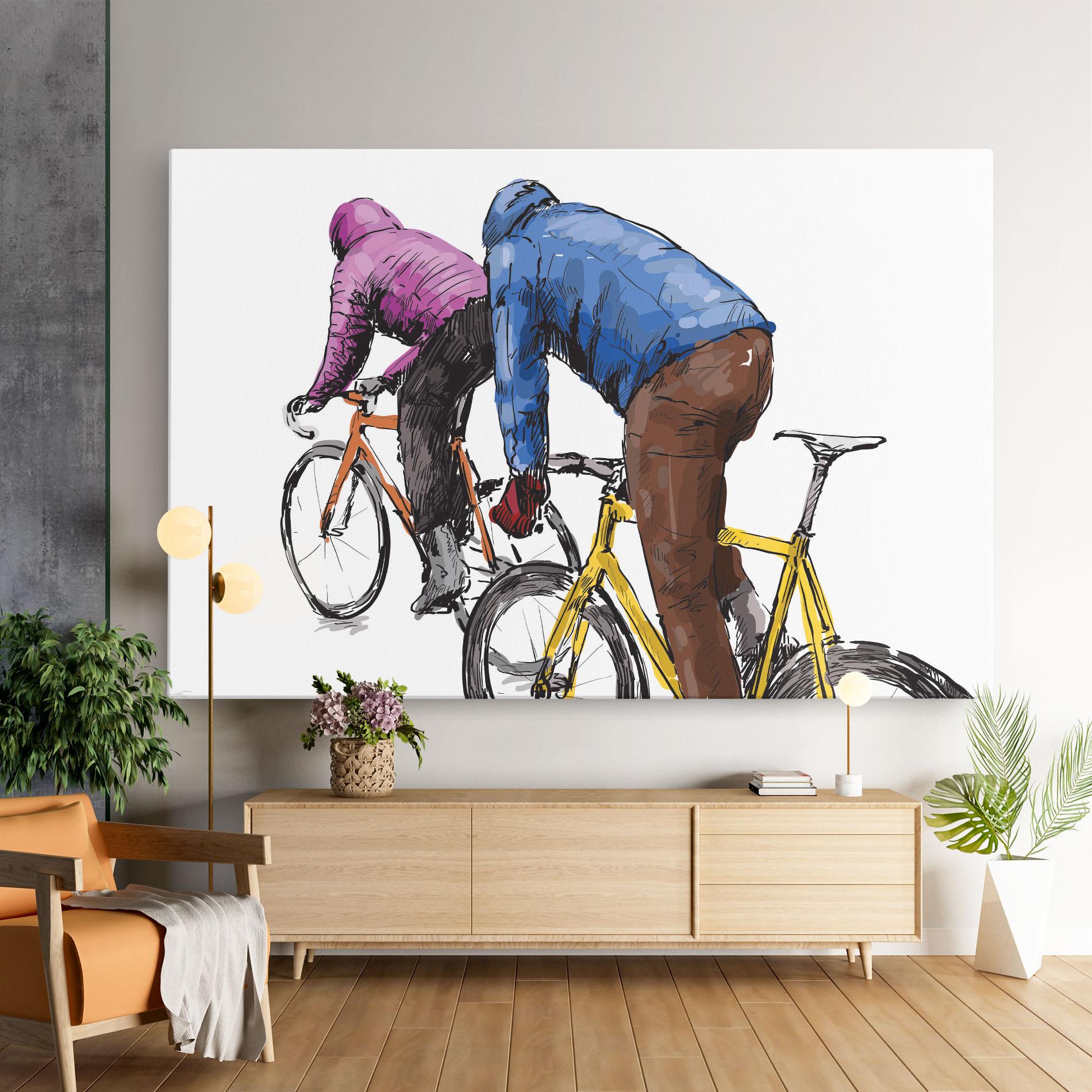 Tablou Canvas Bike Trip mockup 9