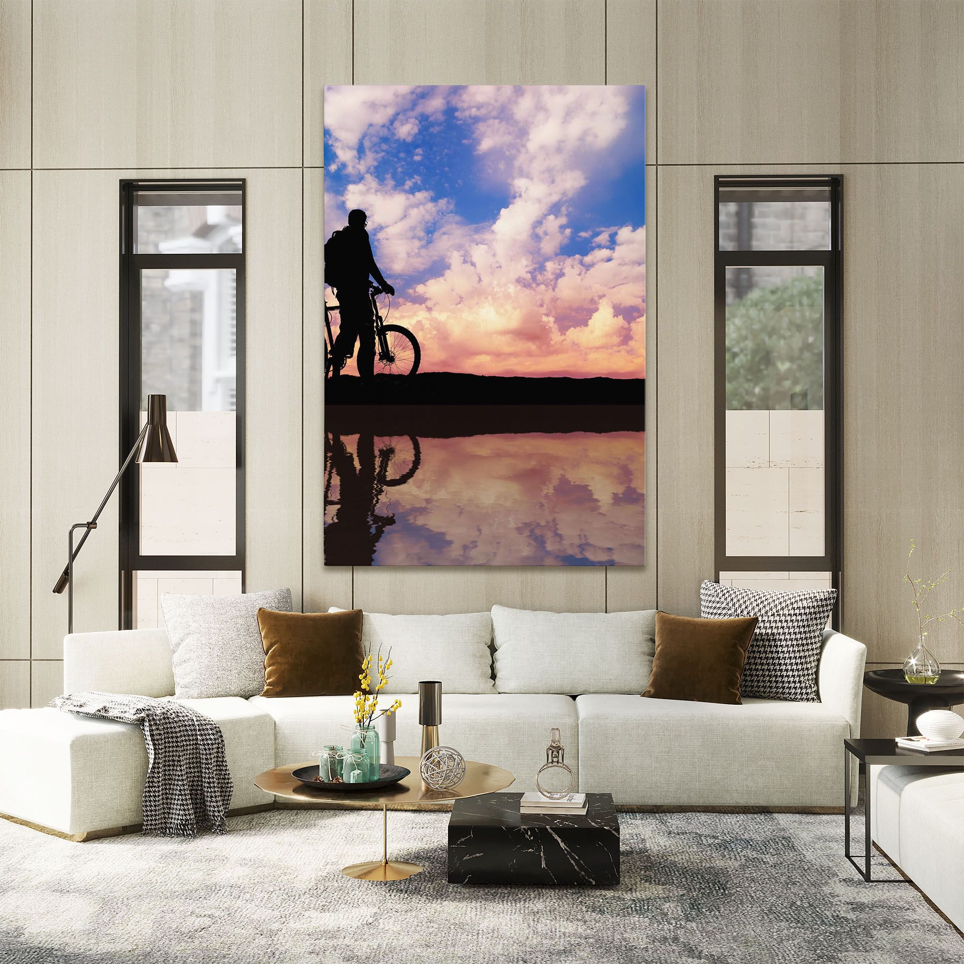 Bike Sunset mockup 2