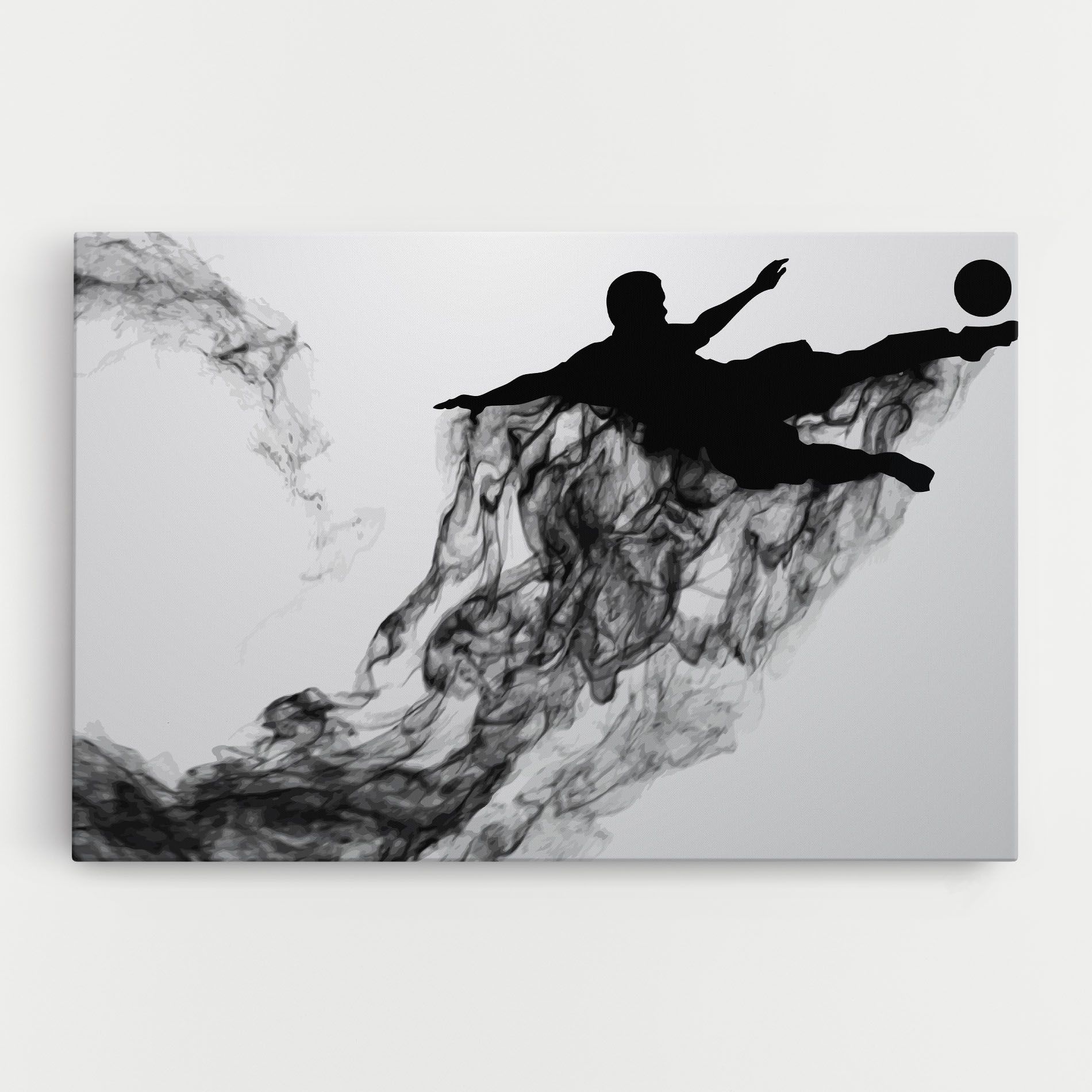 Black Smoke Football mockup 0