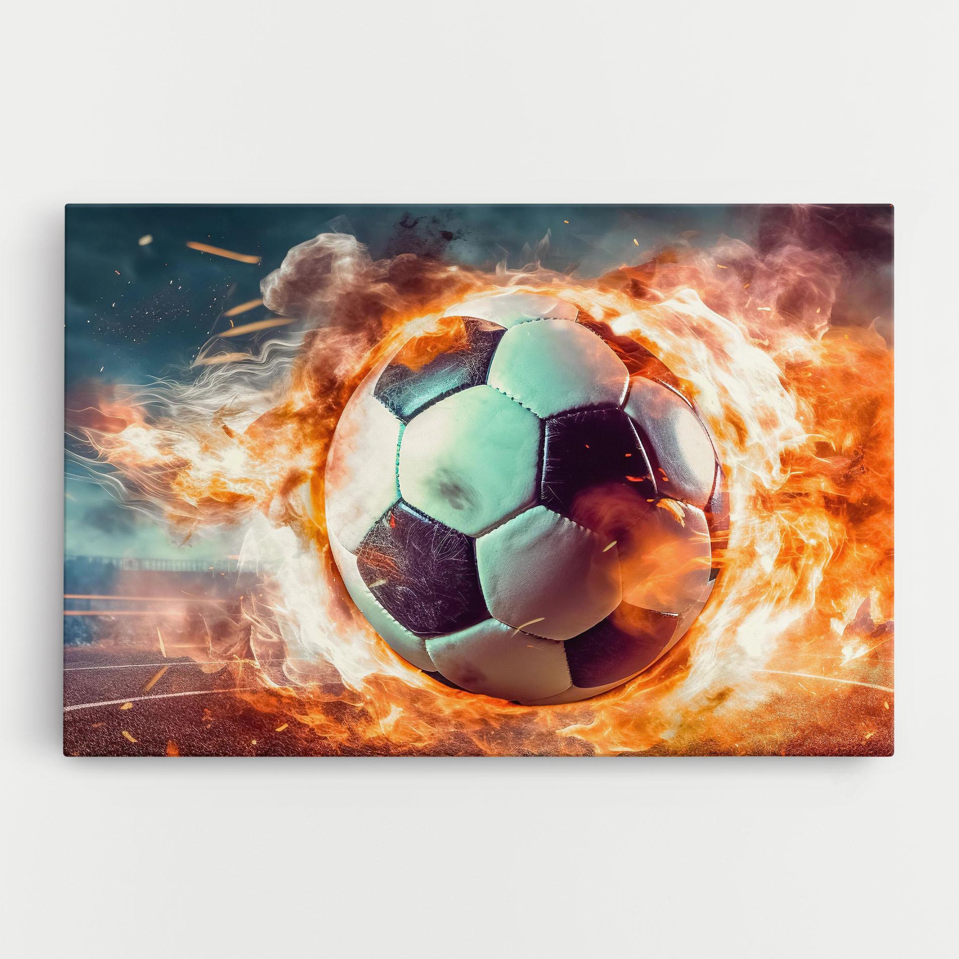 Tablou Canvas Football Explosion mockup 0