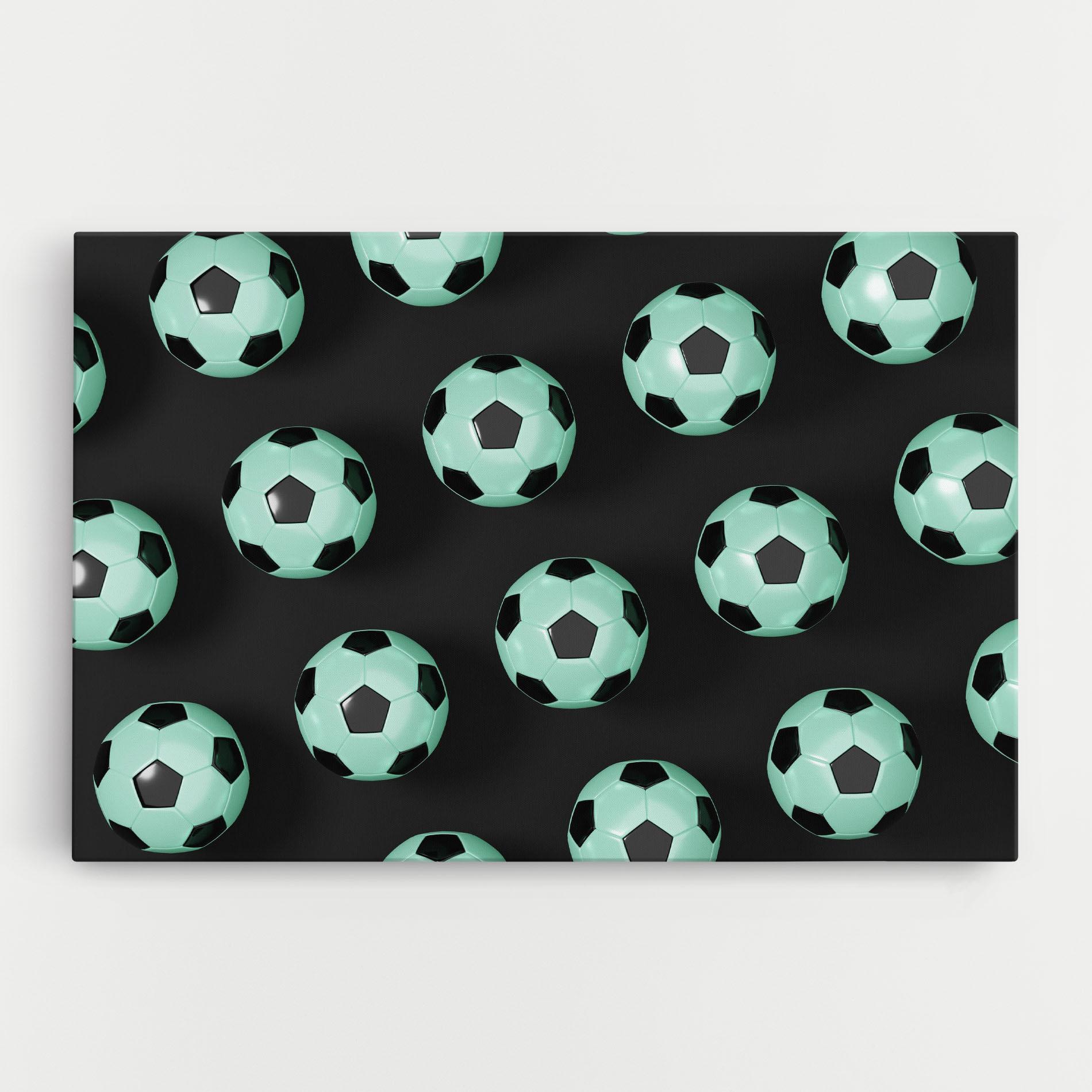 Tablou Canvas Green Light Football mockup 0