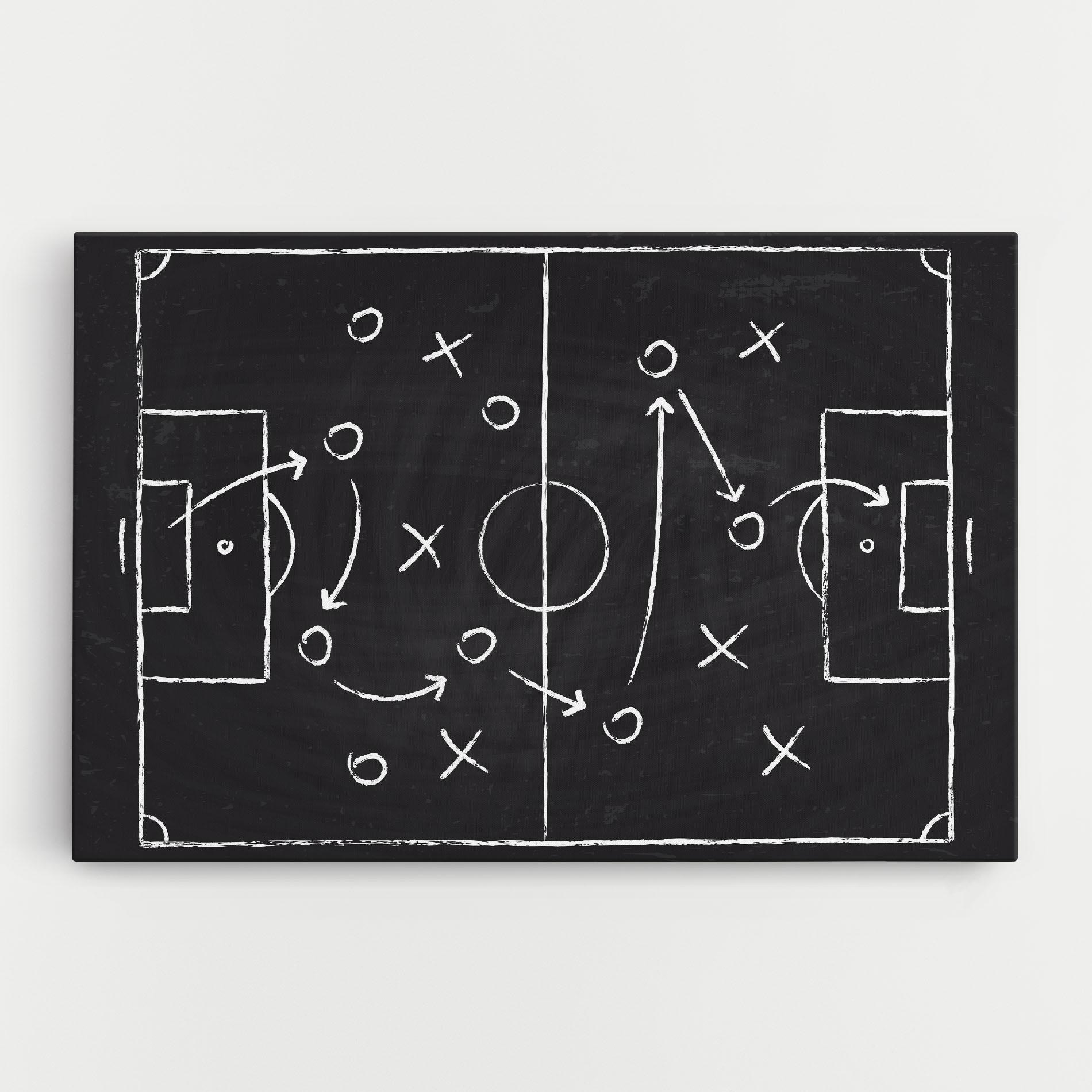 Tablou Canvas Grey Board Football mockup 0