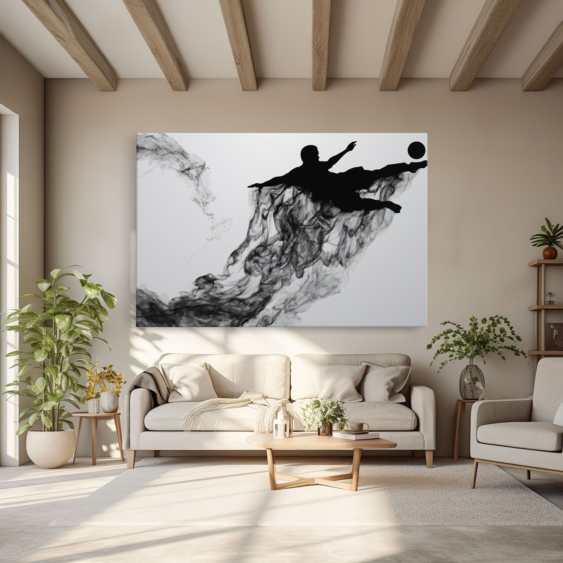 Black Smoke Football mockup 6