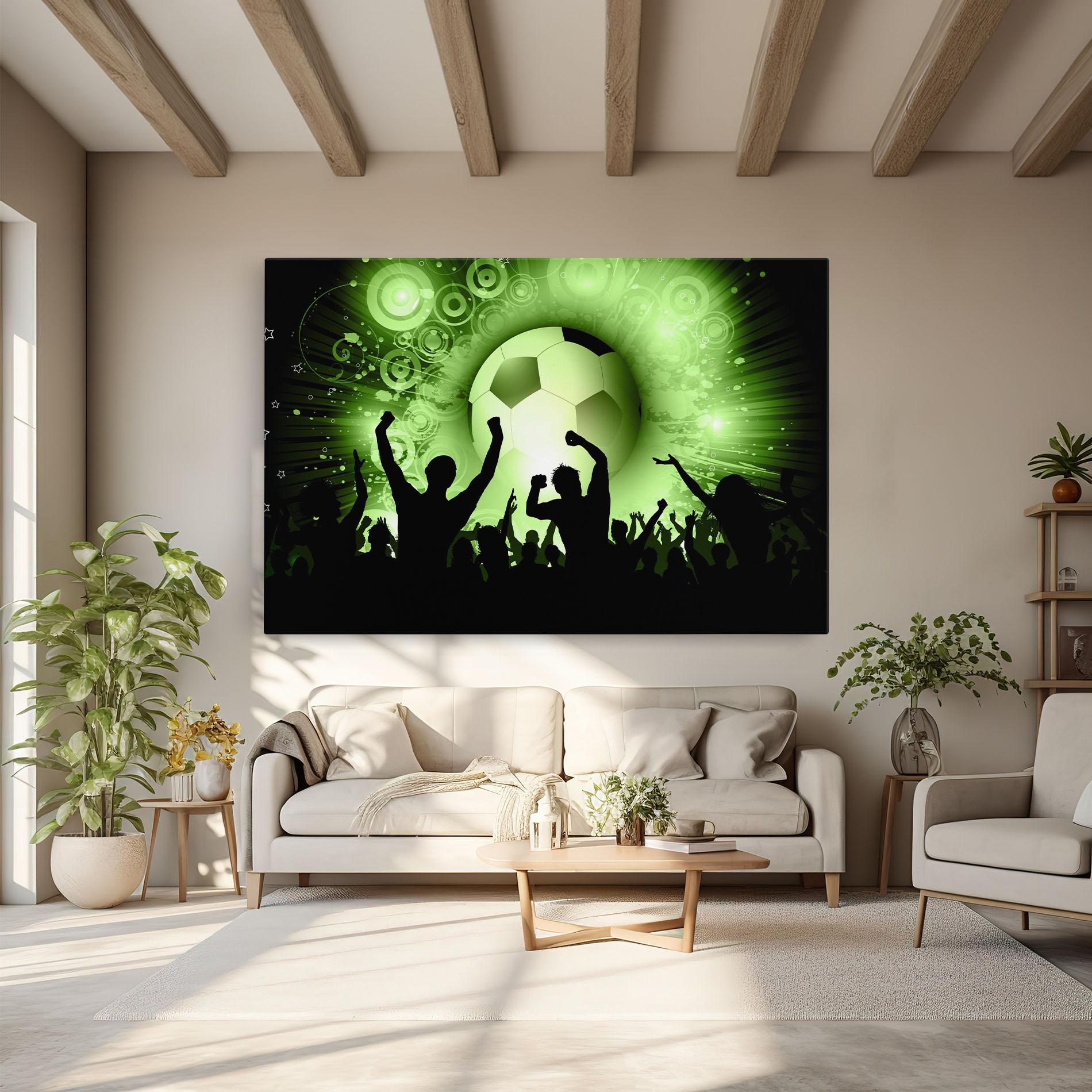 Tablou Canvas Football Crowd mockup 6