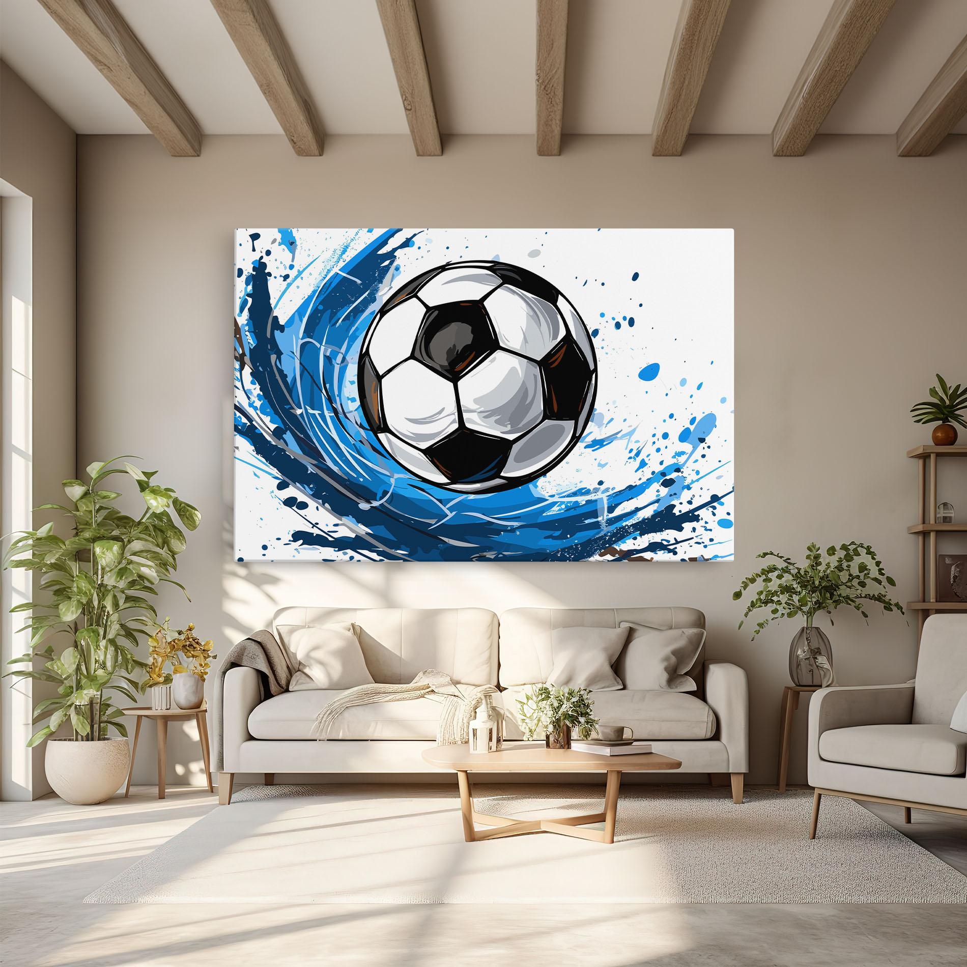 Tablou Canvas Football Wave mockup 6