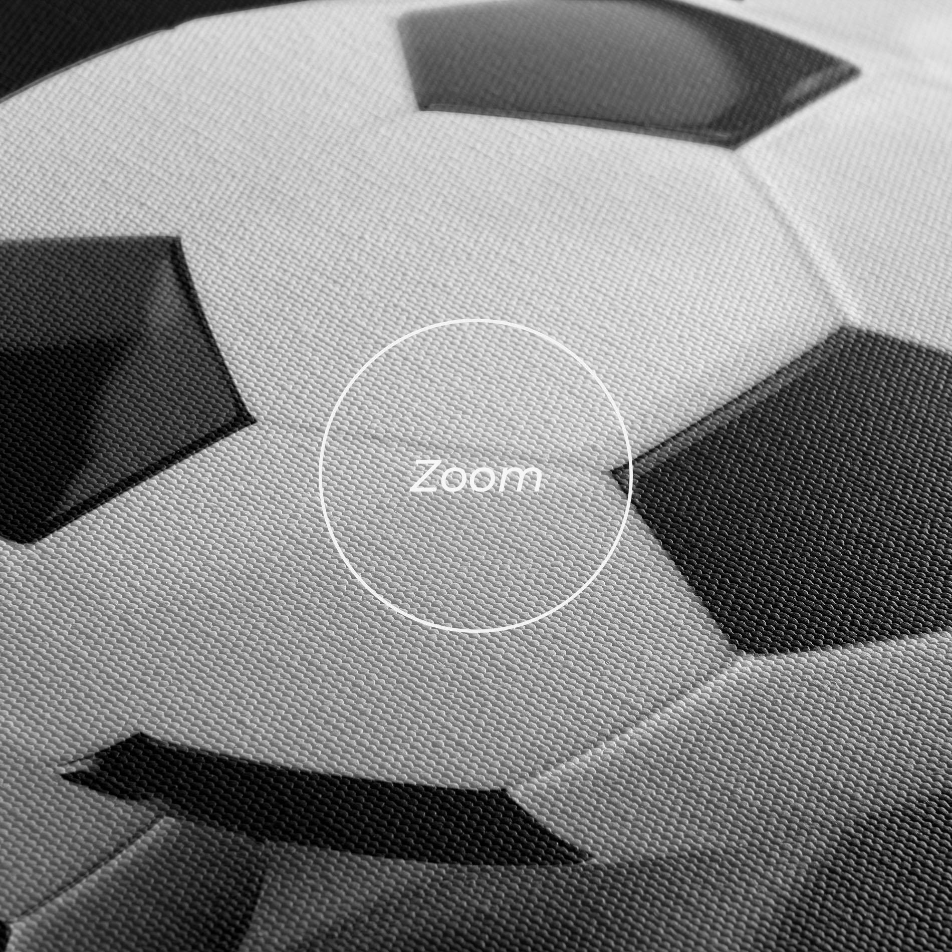 Tablou Canvas Black White Football mockup 3