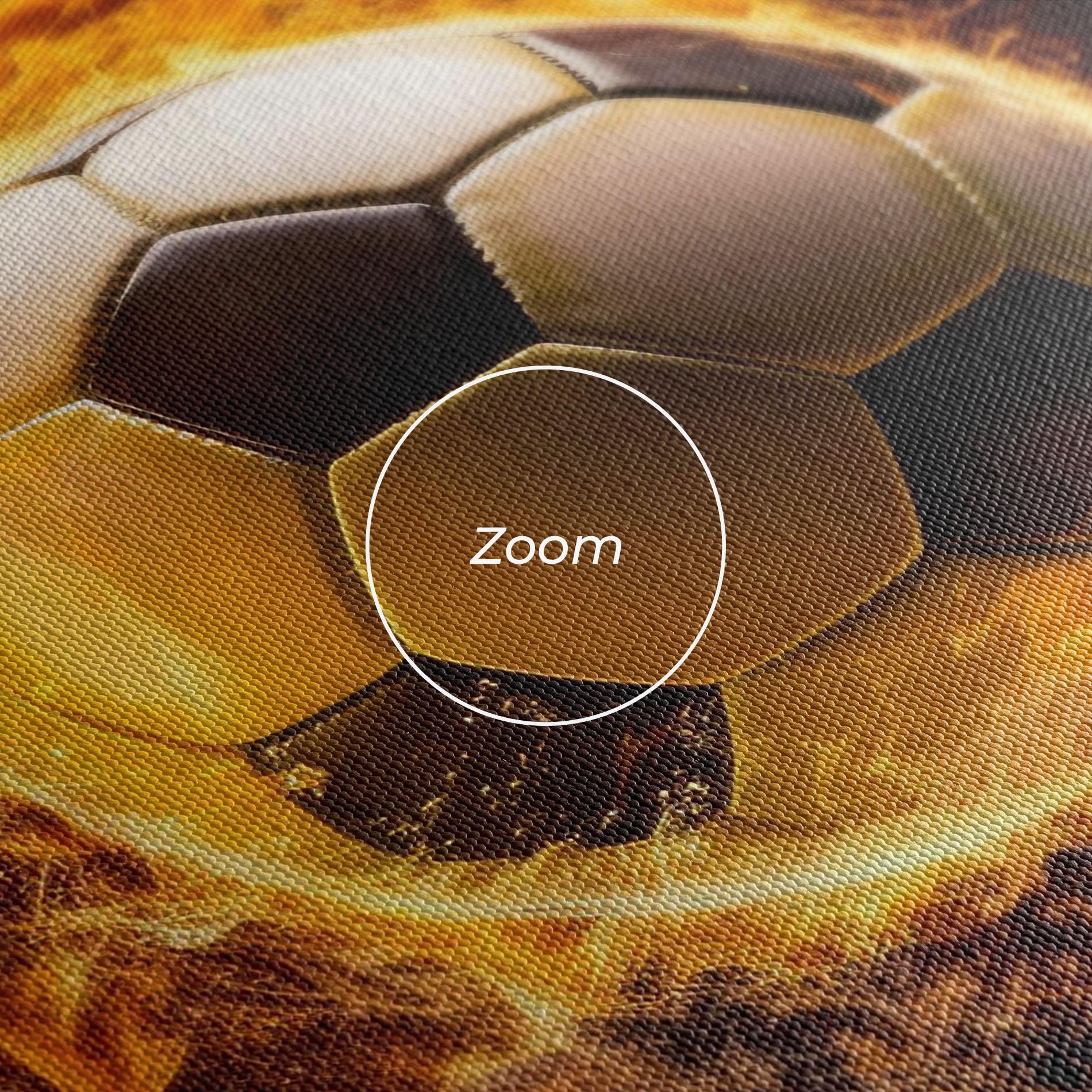 Tablou Canvas Fire Football mockup 3