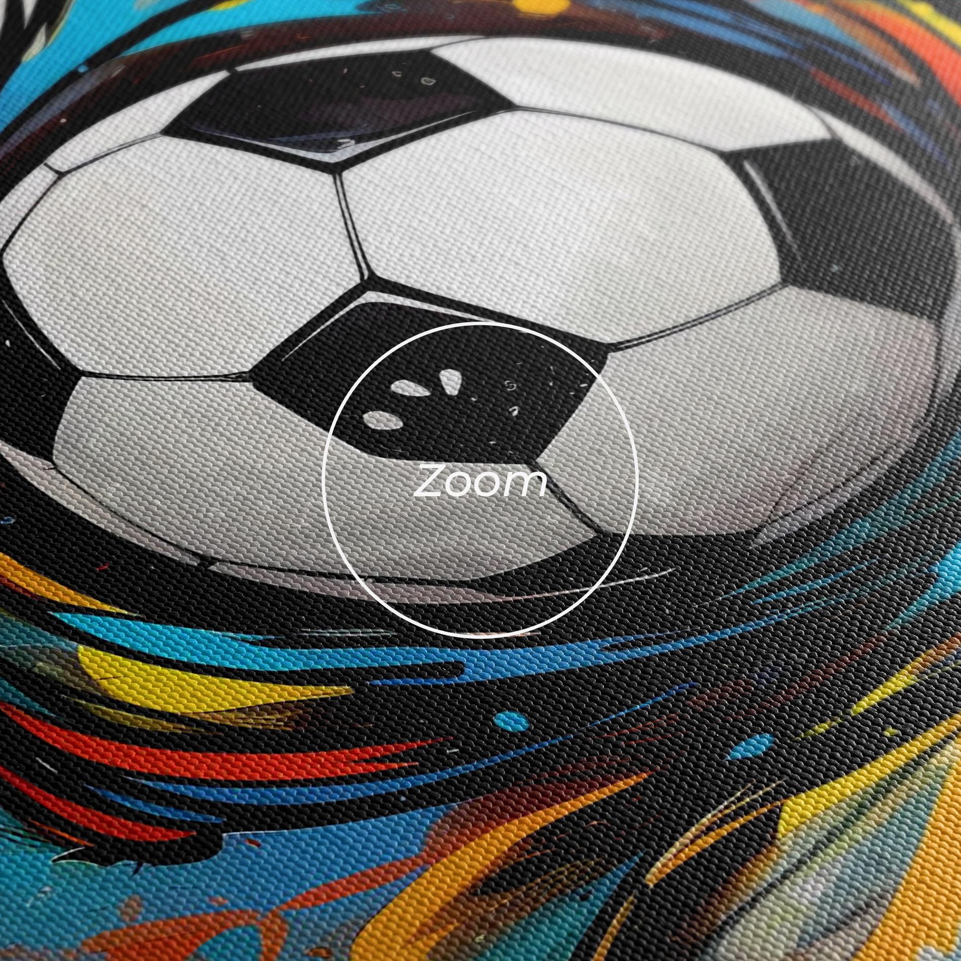 Tablou Canvas Football Flight Graffiti mockup 3
