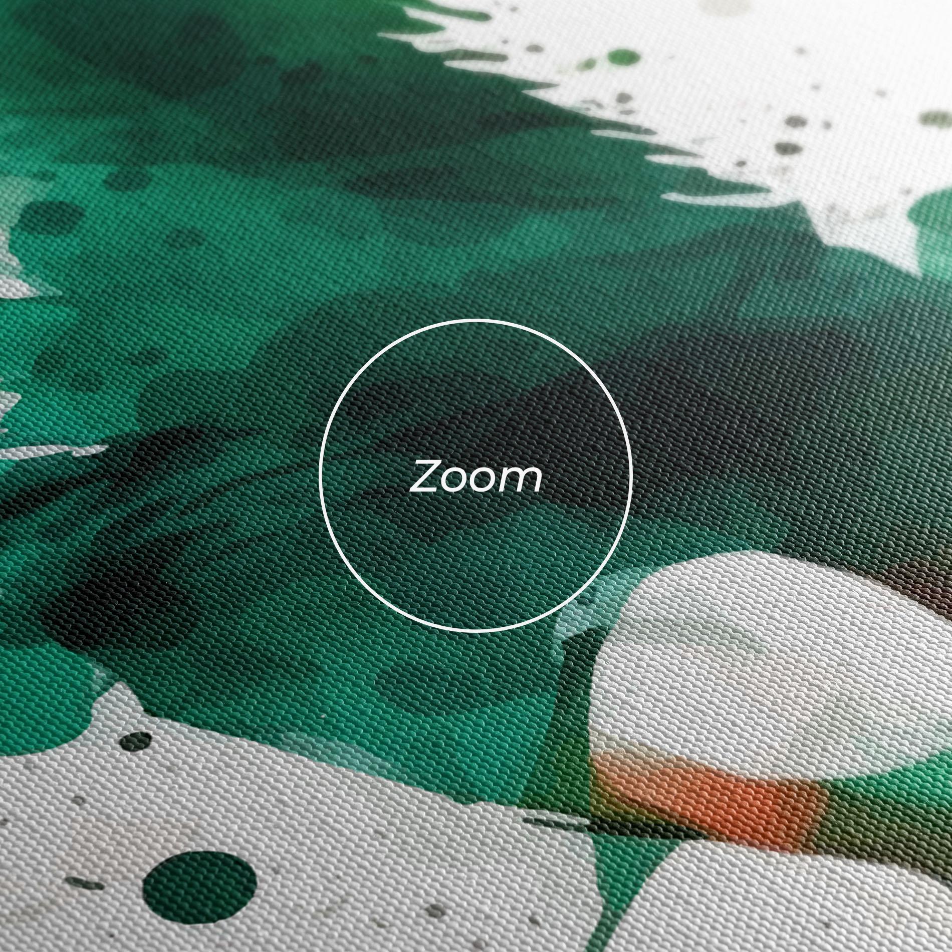 Tablou Canvas Green Football mockup 3