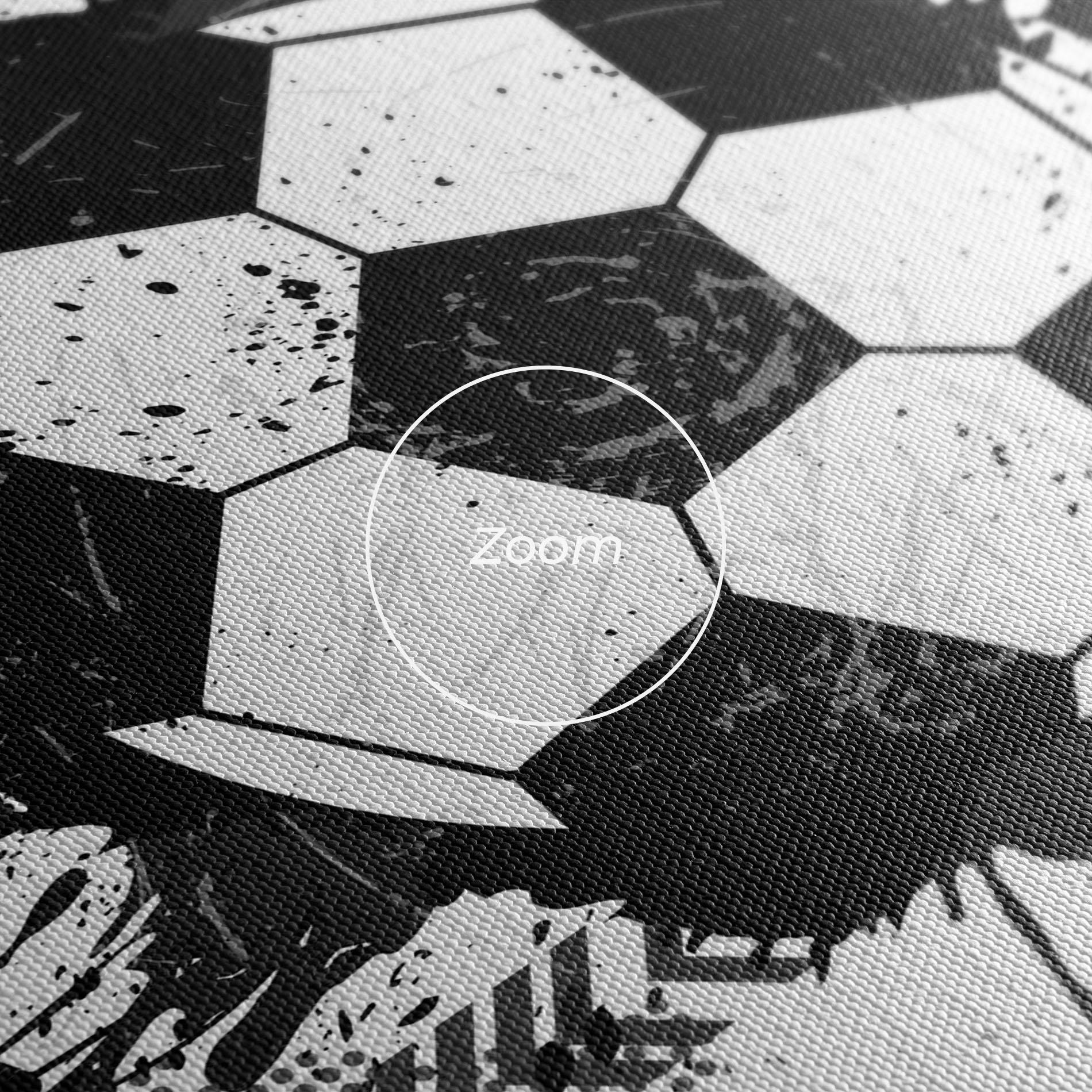 Tablou Canvas Grey Foodball mockup 3