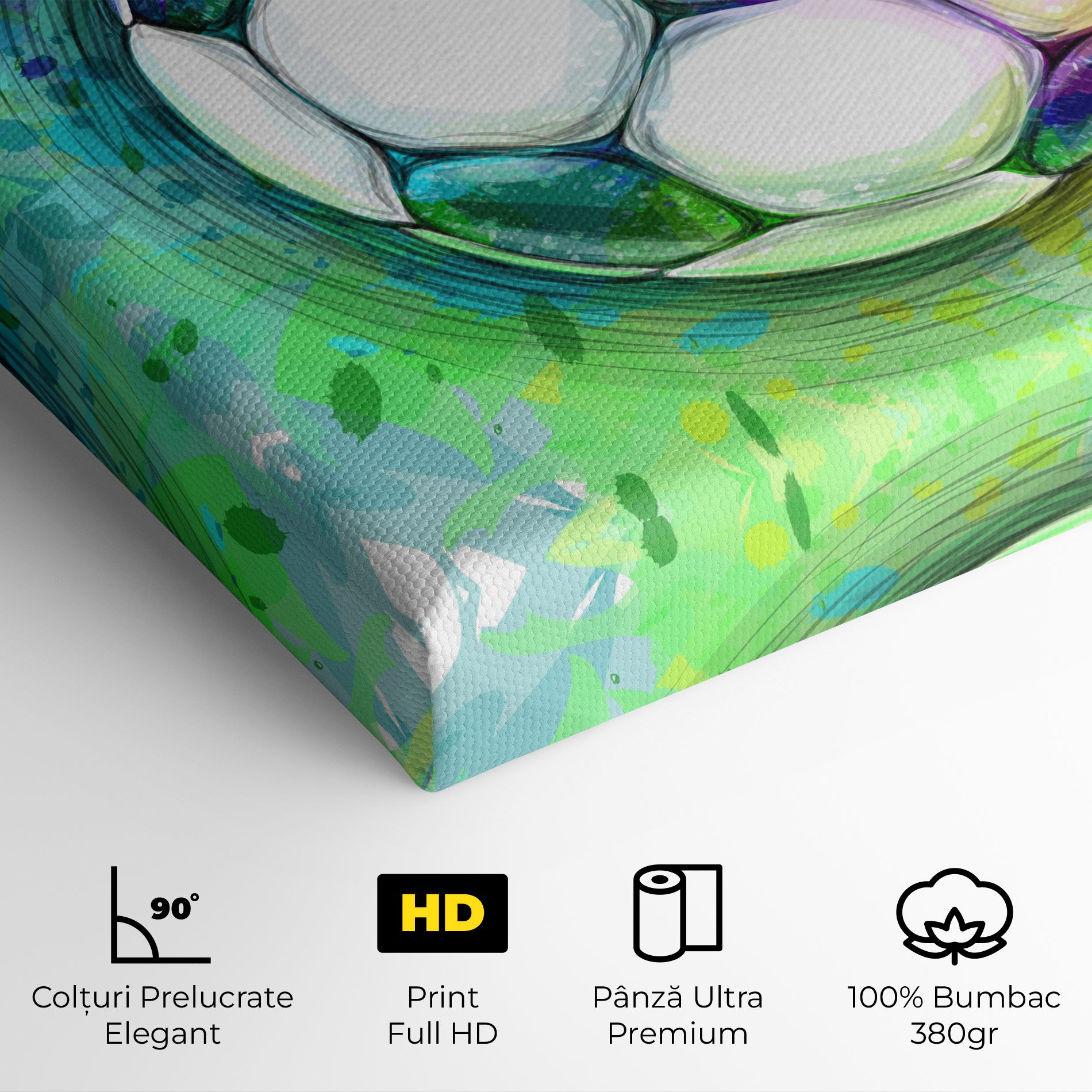 Colorful Football mockup 4