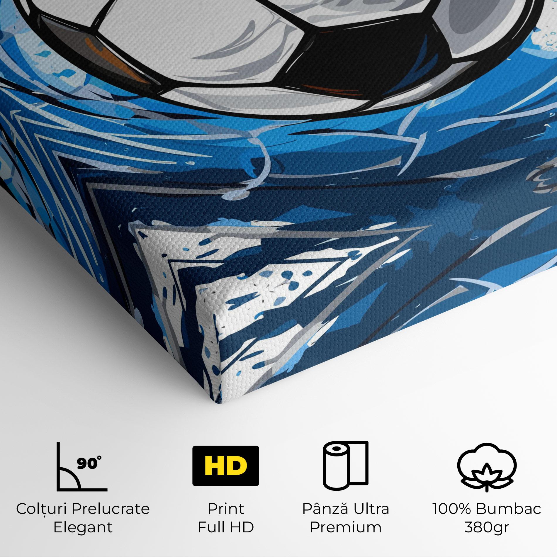 Tablou Canvas Football Wave mockup 4