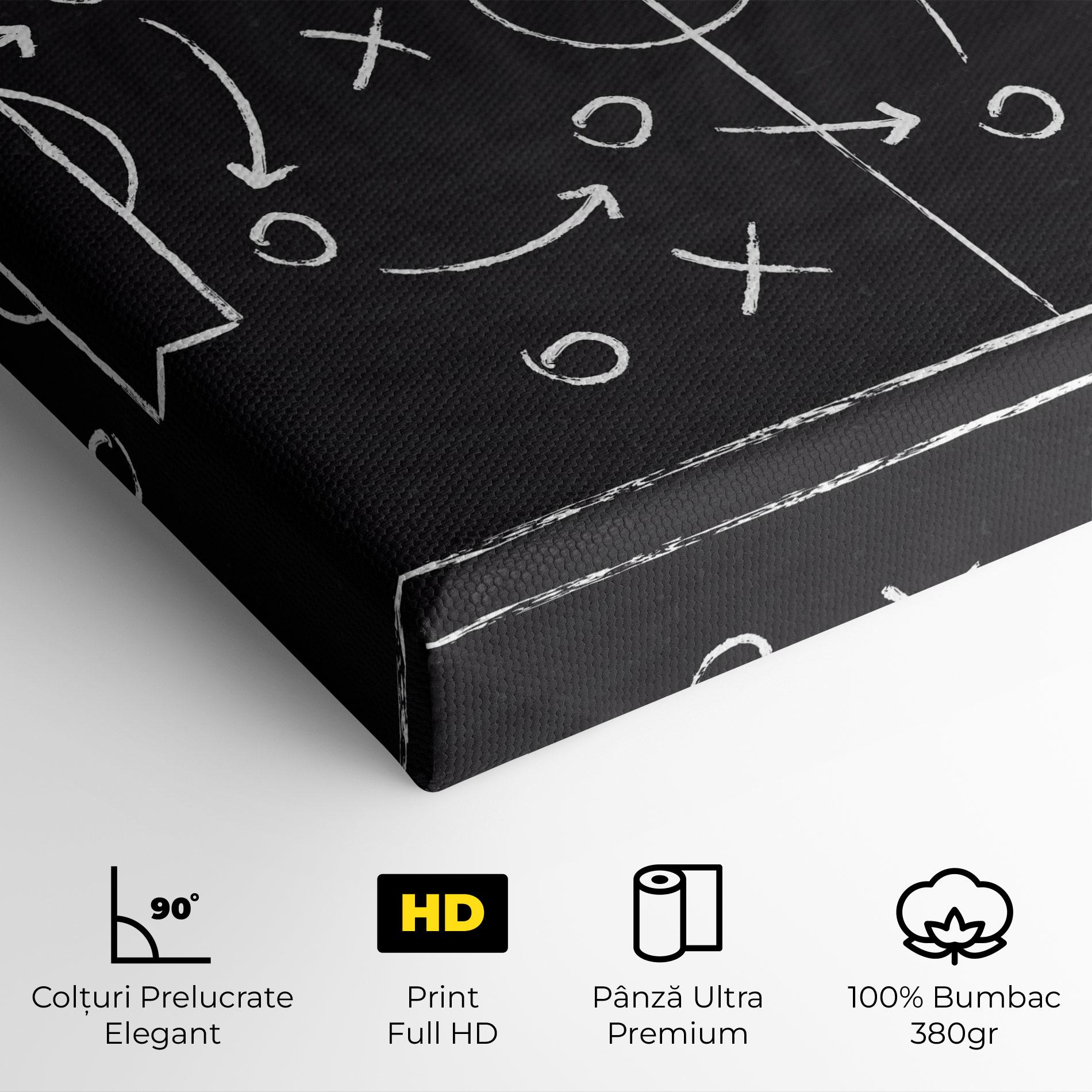 Tablou Canvas Grey Board Football mockup 4