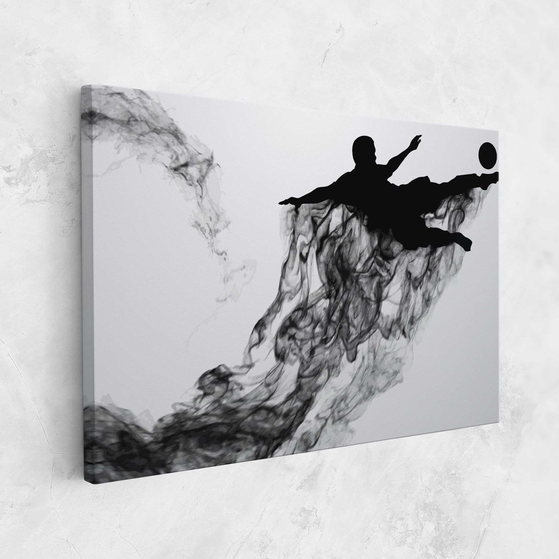 Black Smoke Football mockup 1