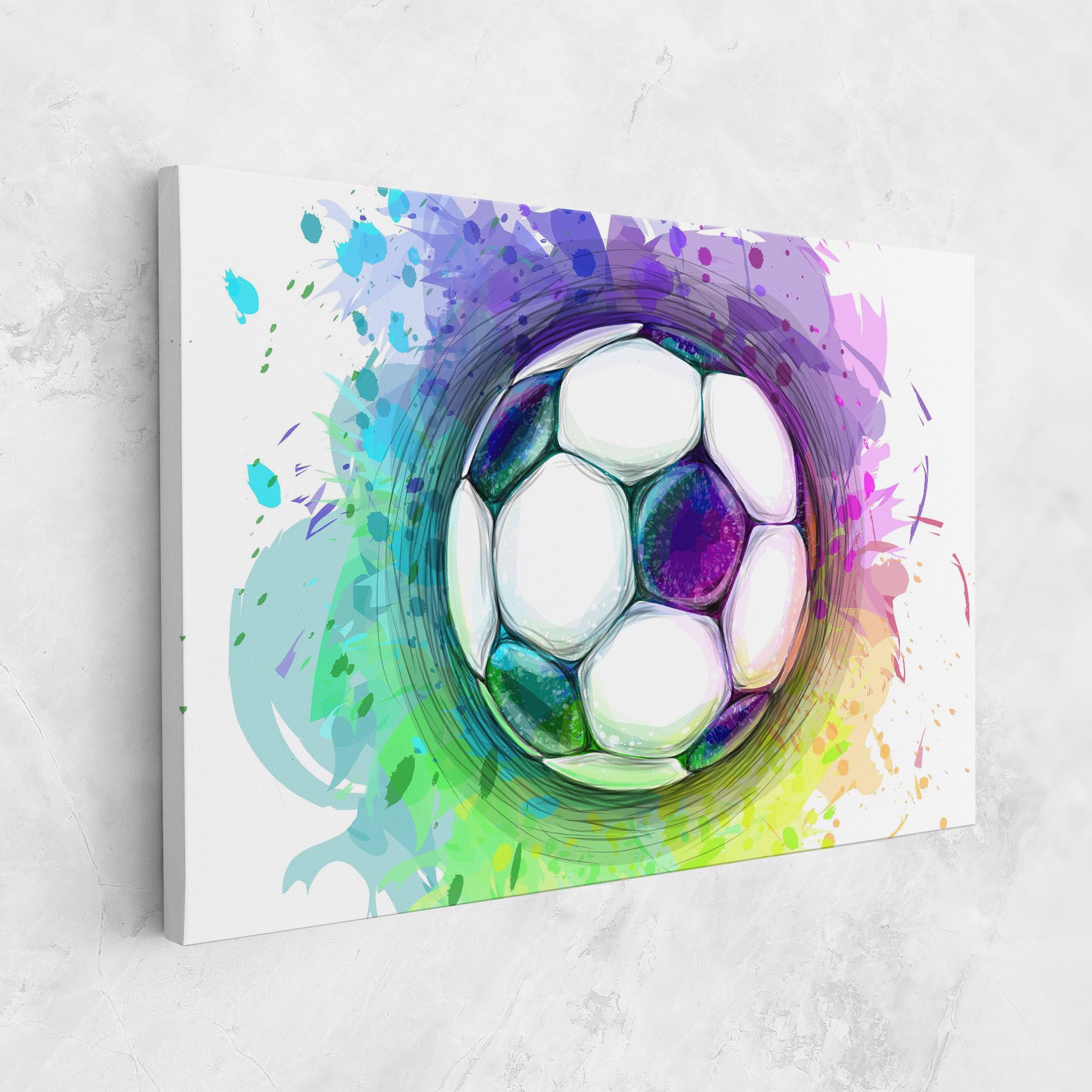 Colorful Football mockup 1