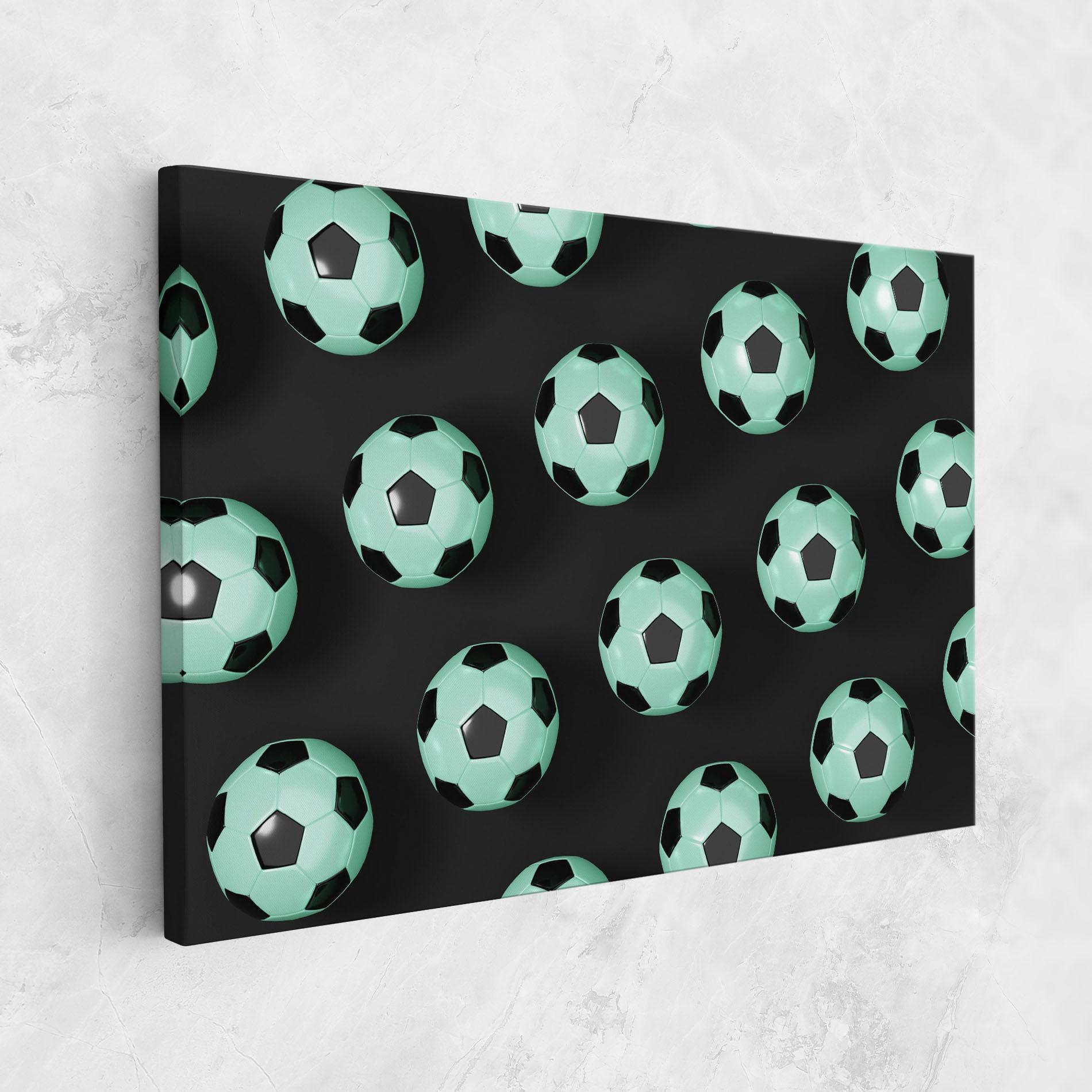 Tablou Canvas Green Light Football mockup 1