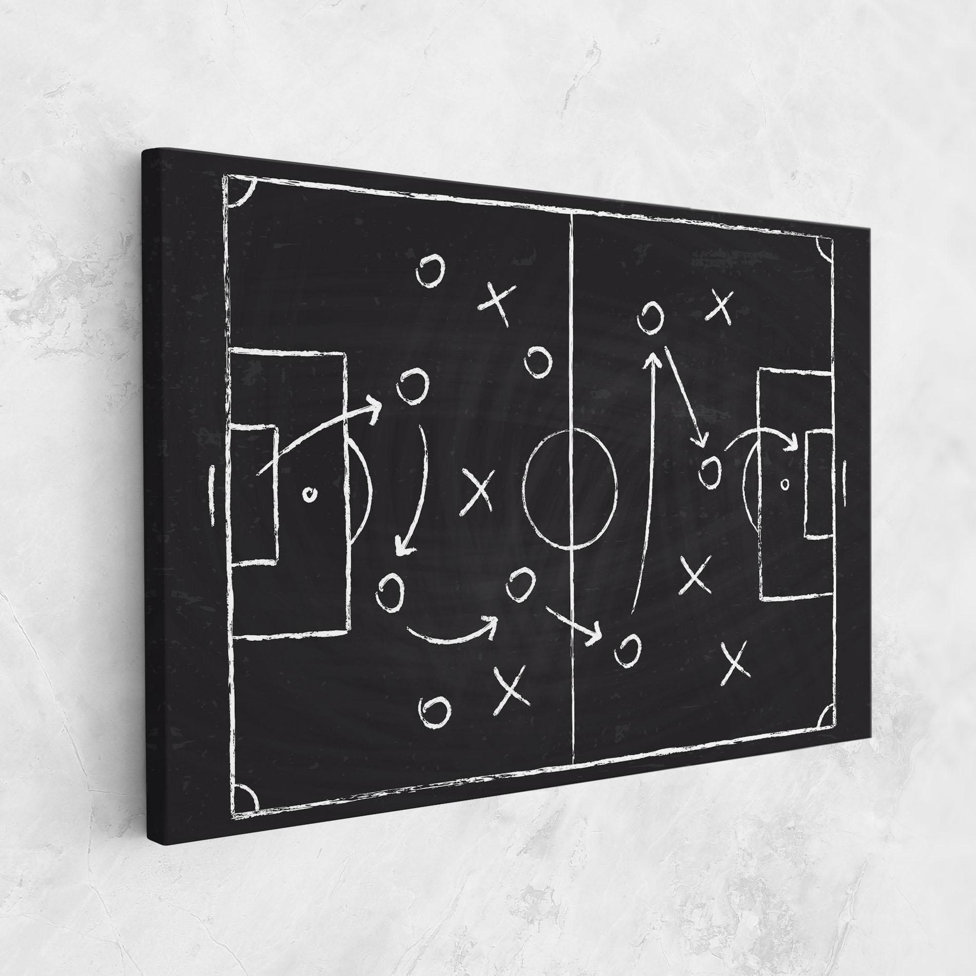 Tablou Canvas Grey Board Football mockup 1