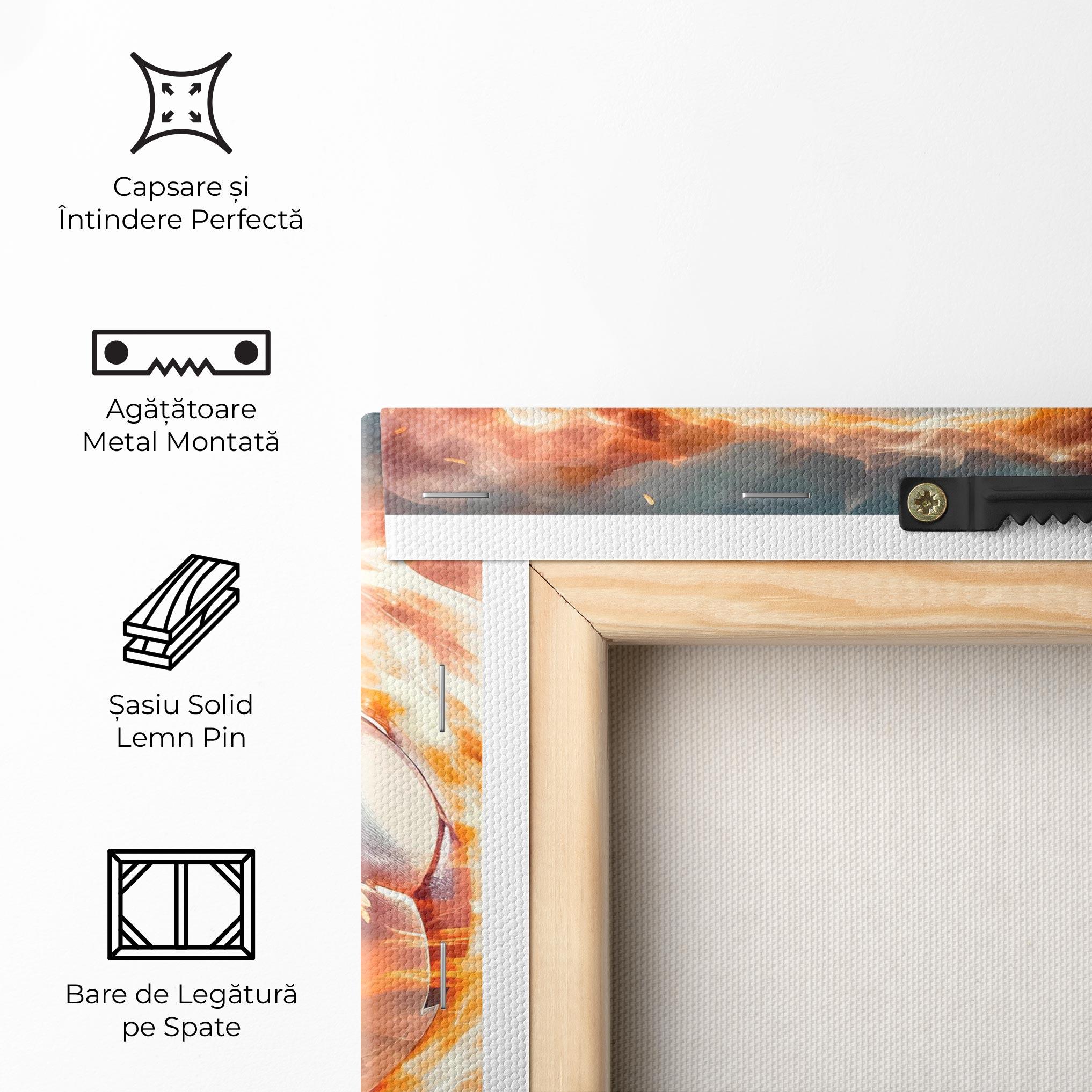 Tablou Canvas Football Explosion mockup 5