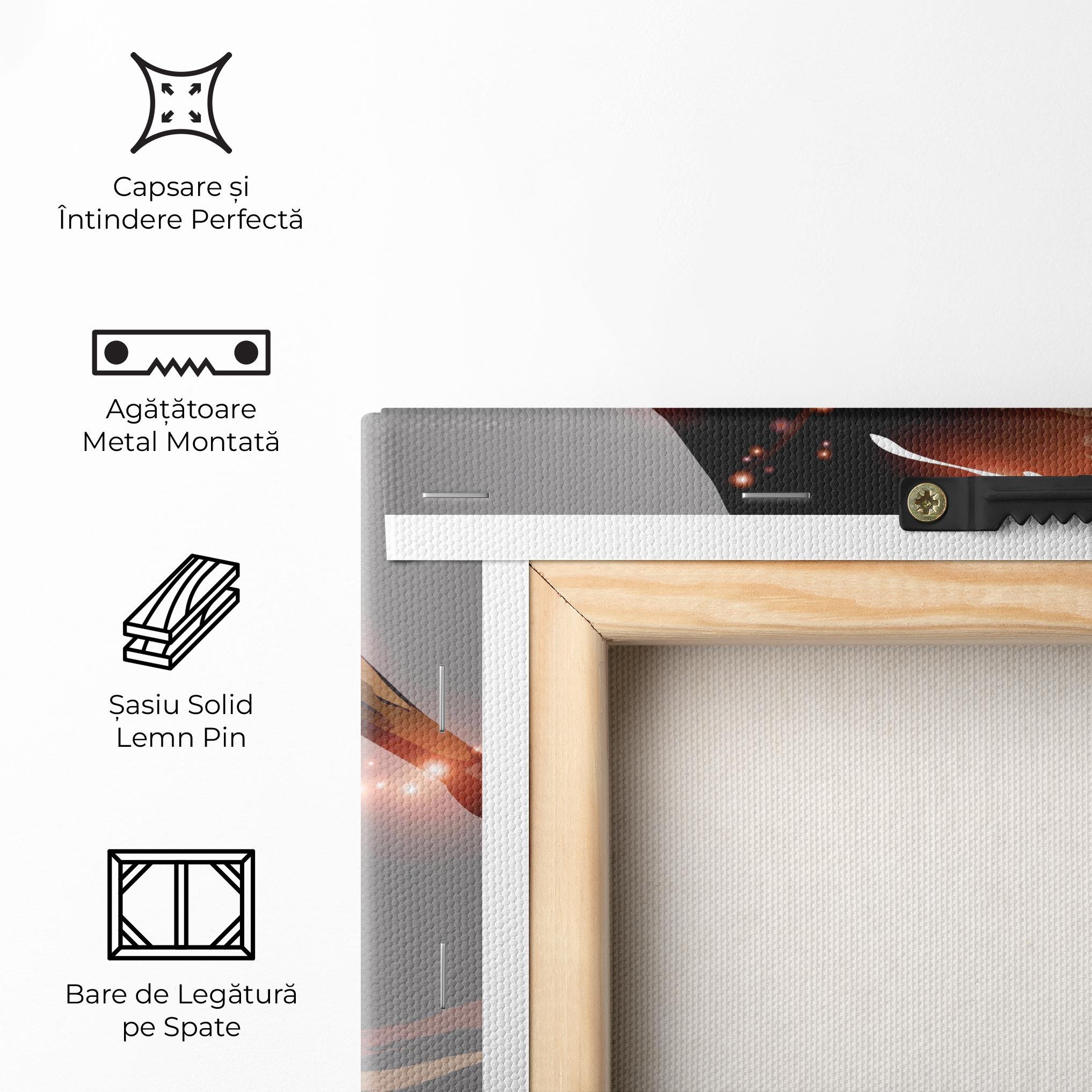 Tablou Canvas Football Jump mockup 5