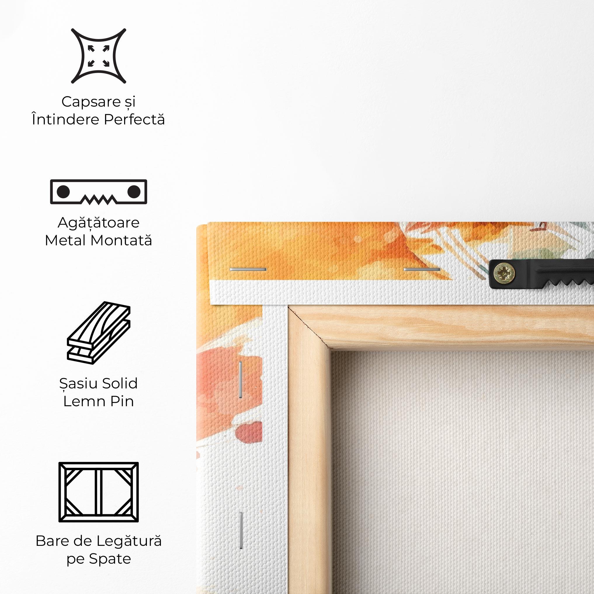 Tablou Canvas Football Watercolor mockup 5