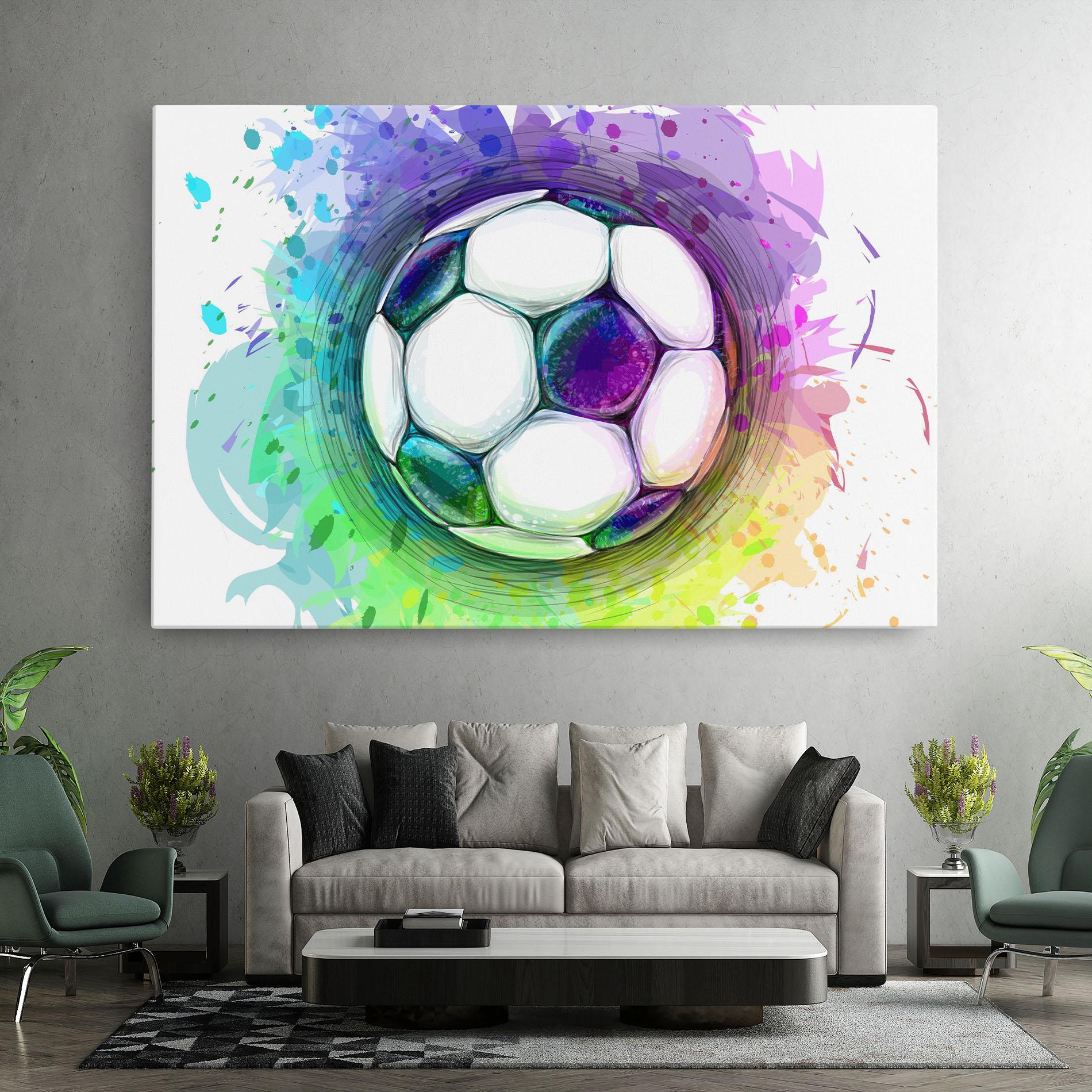 Tablou Canvas Colorful Football mockup 7