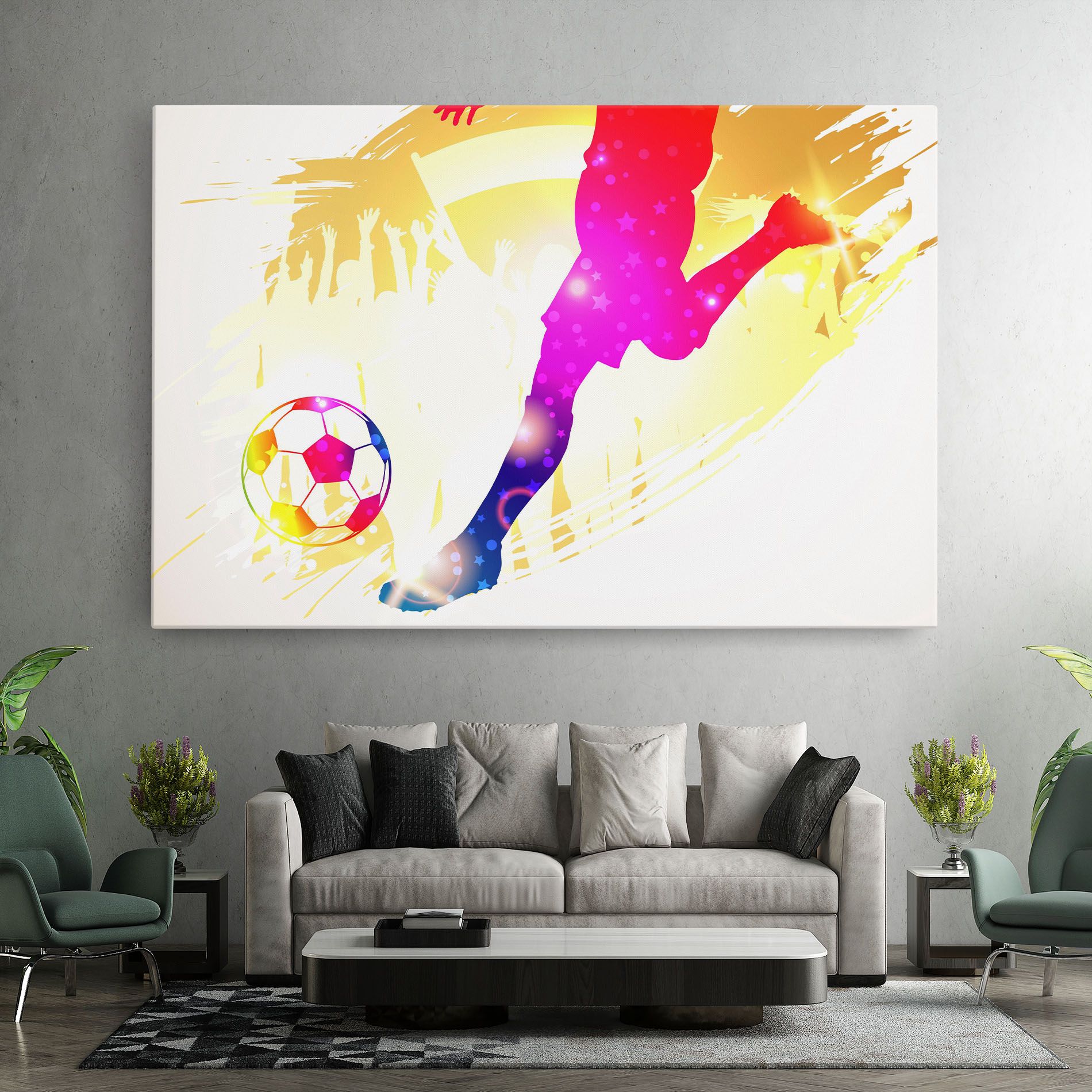 Football Gold Art mockup 7