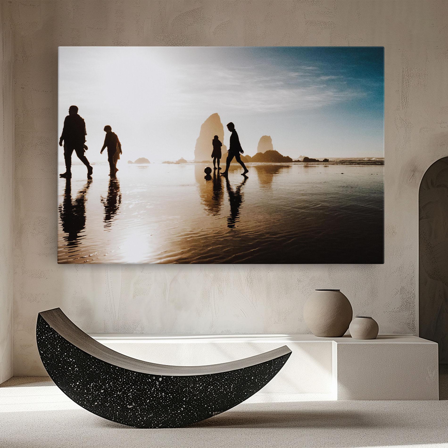 Tablou Canvas Football On Water mockup 8