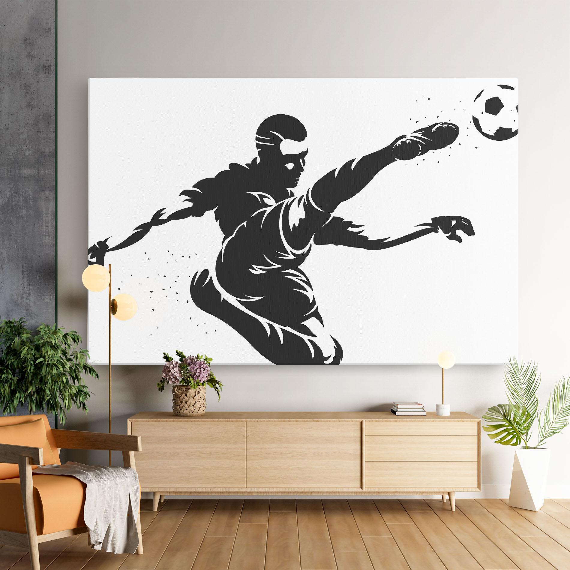 Tablou Canvas Air Football mockup 9