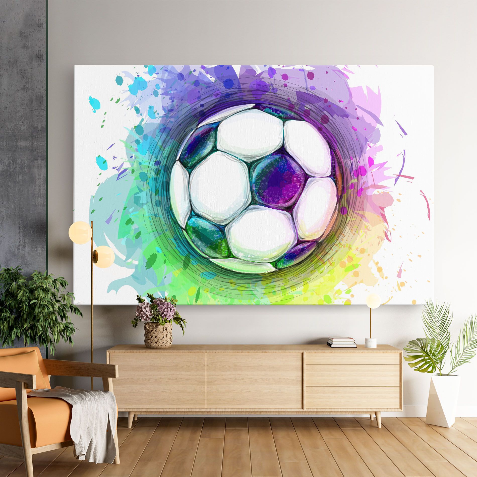 Colorful Football mockup 9