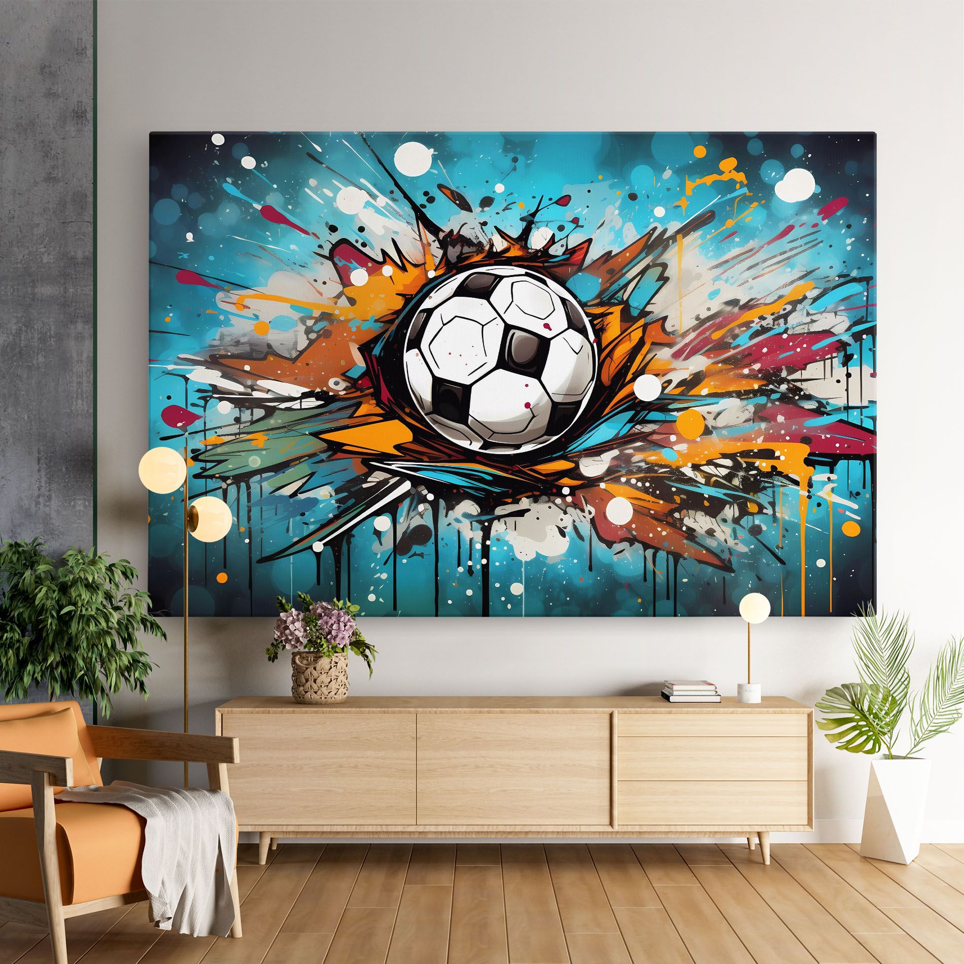 Football Graffiti Style mockup 9
