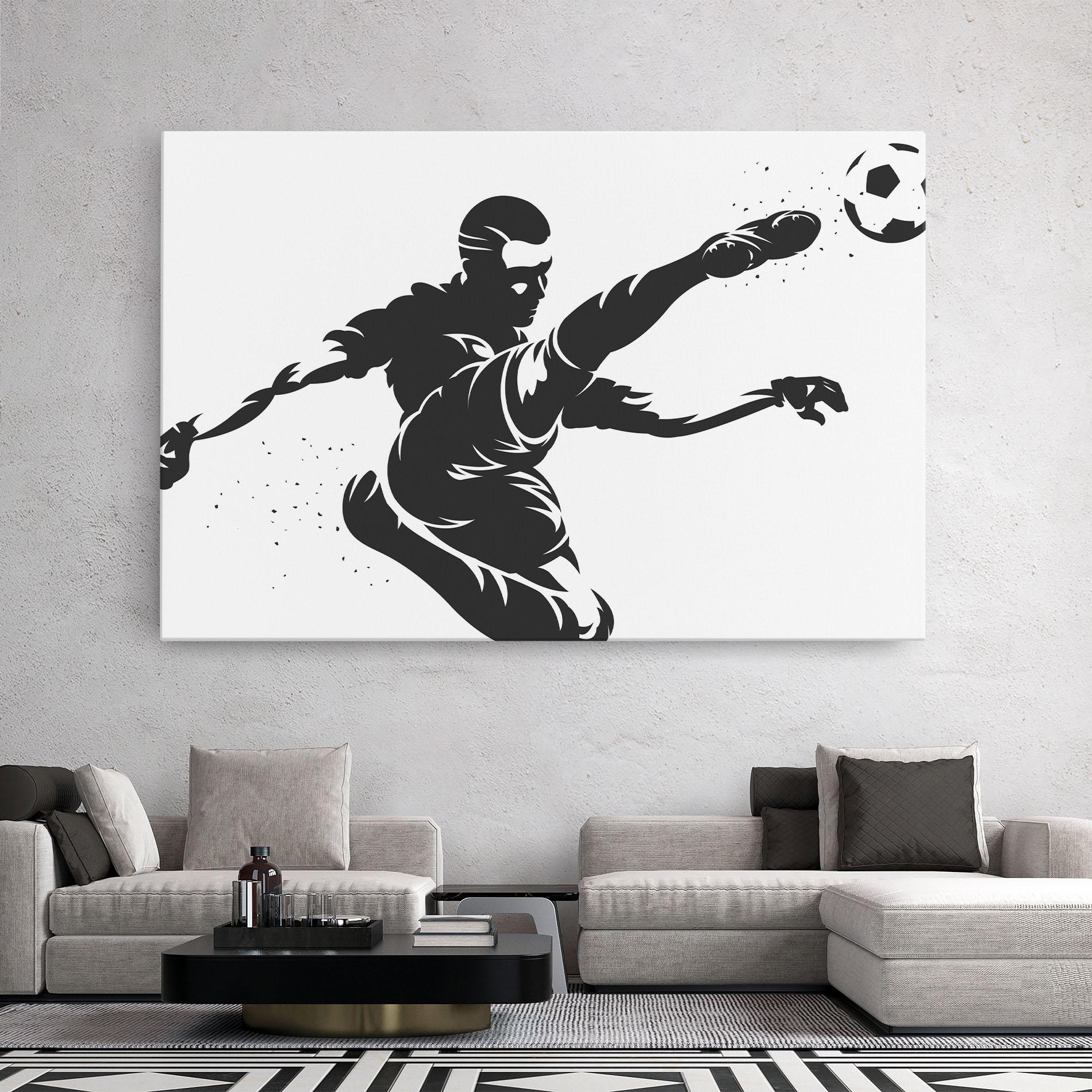 Tablou Canvas Air Football mockup 2