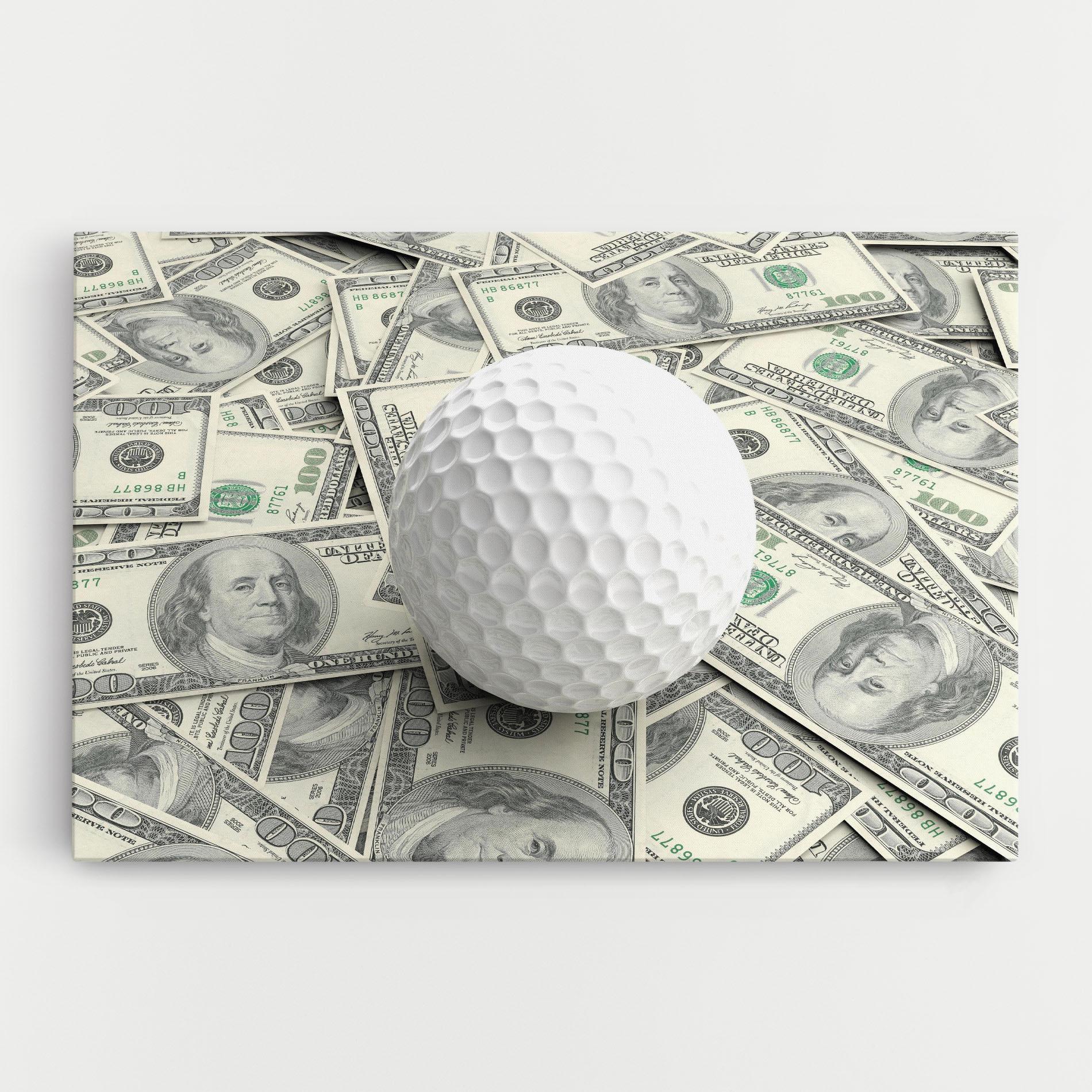 Tablou Canvas 3d Golf Ball mockup 0