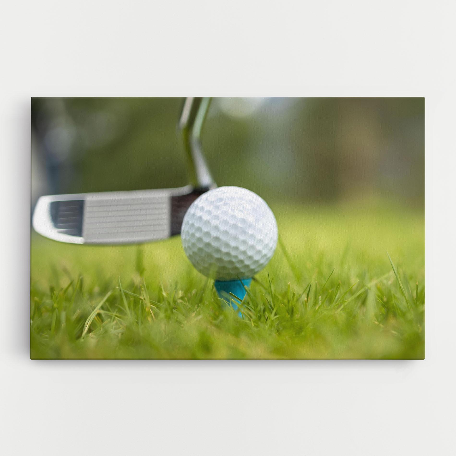 Tablou Canvas Golf Ball Tee mockup 0