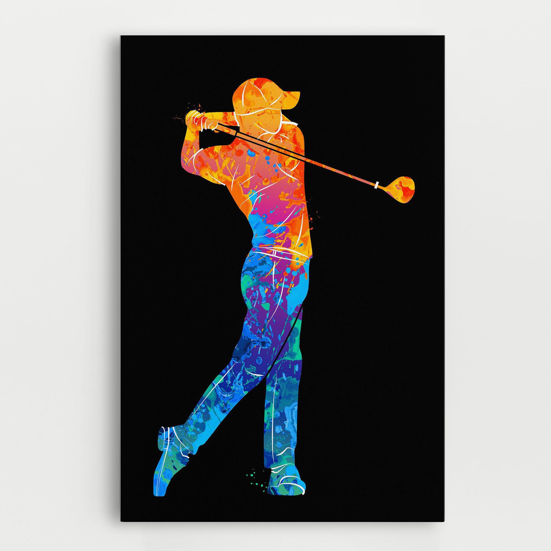 Tablou Canvas Color Mix Golf mockup 0