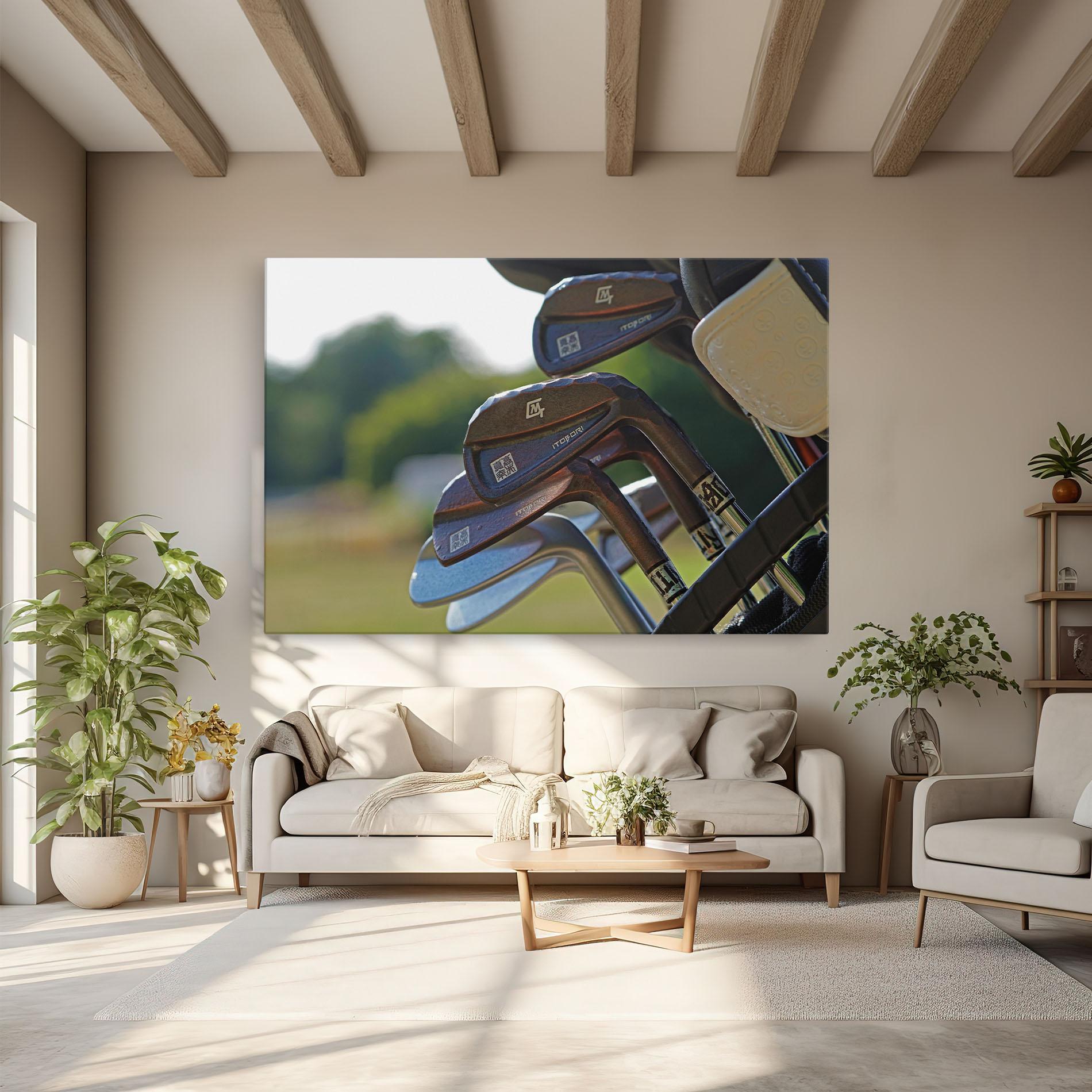 Tablou Canvas Brown Golf Club mockup 6