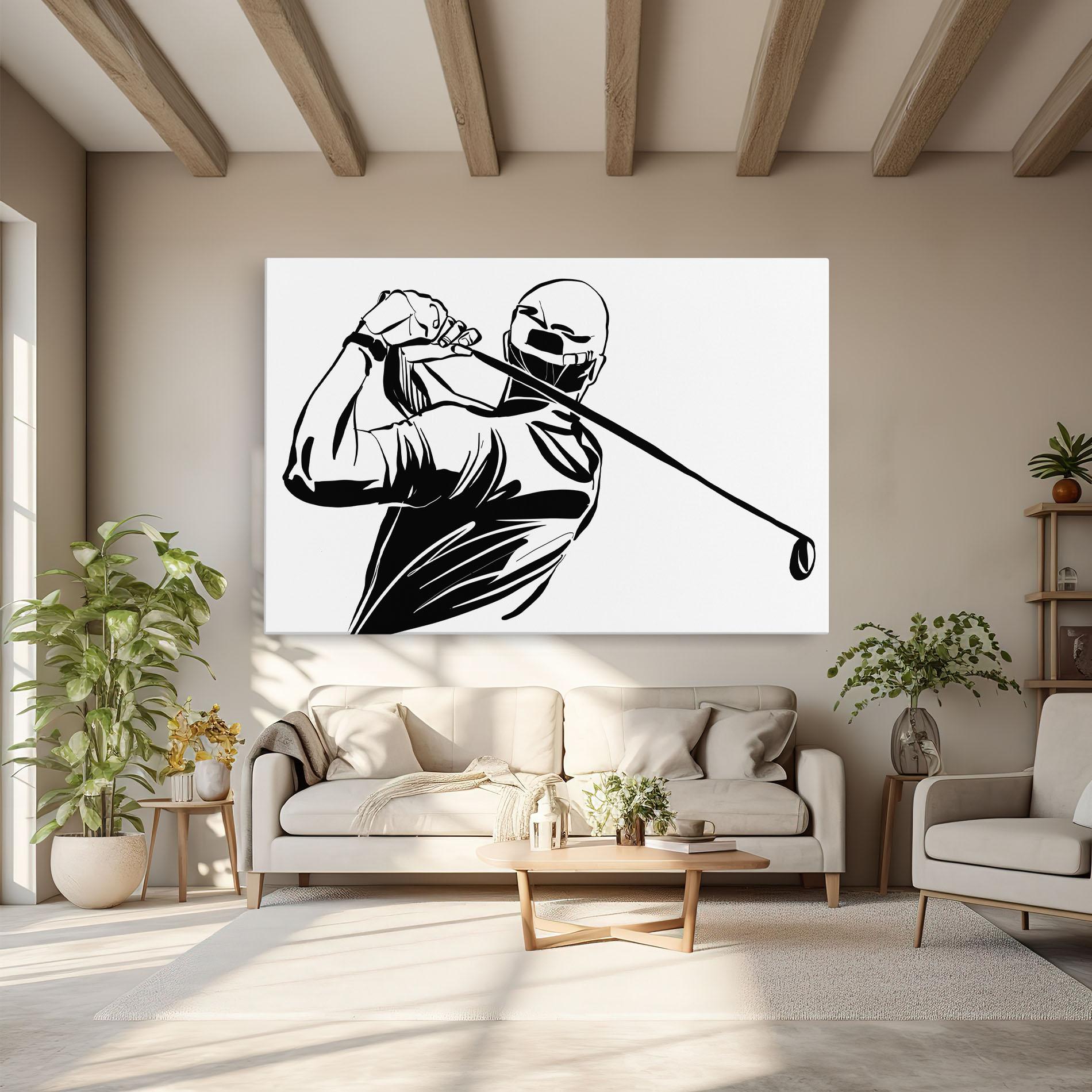 Tablou Canvas Golf Back mockup 6