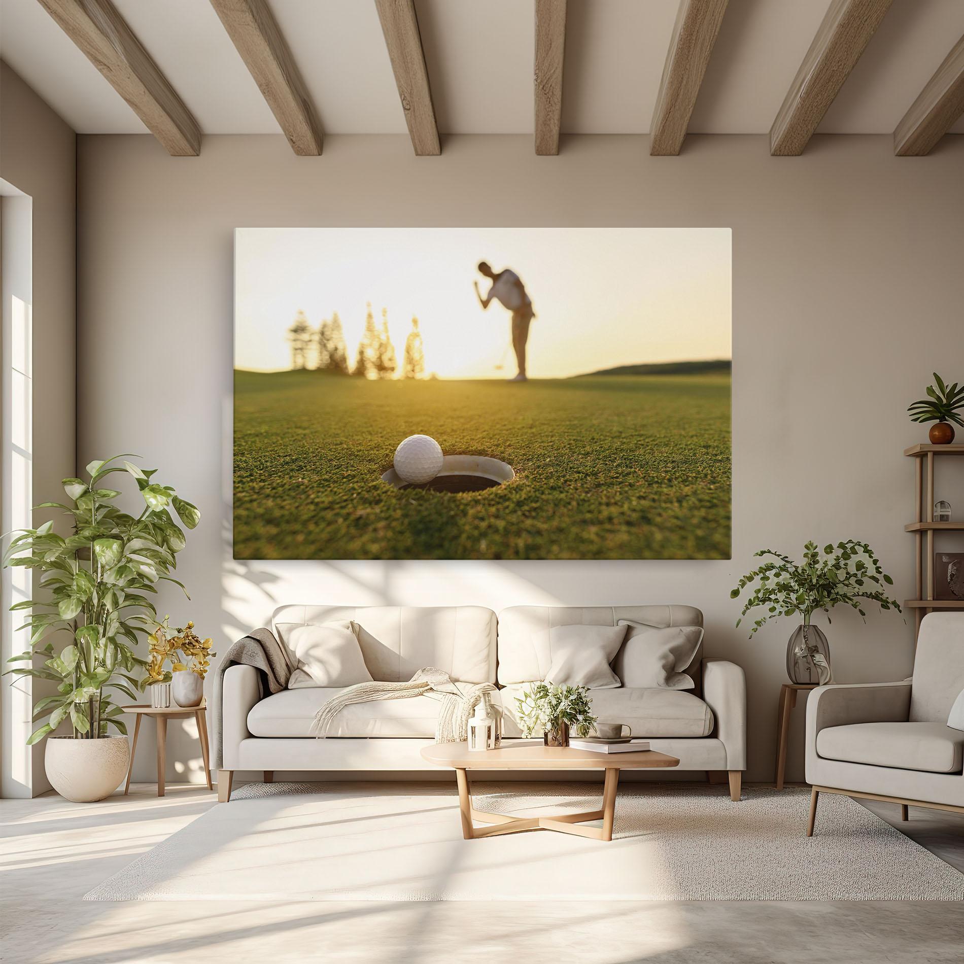 Tablou Canvas Golfer Concept mockup 6
