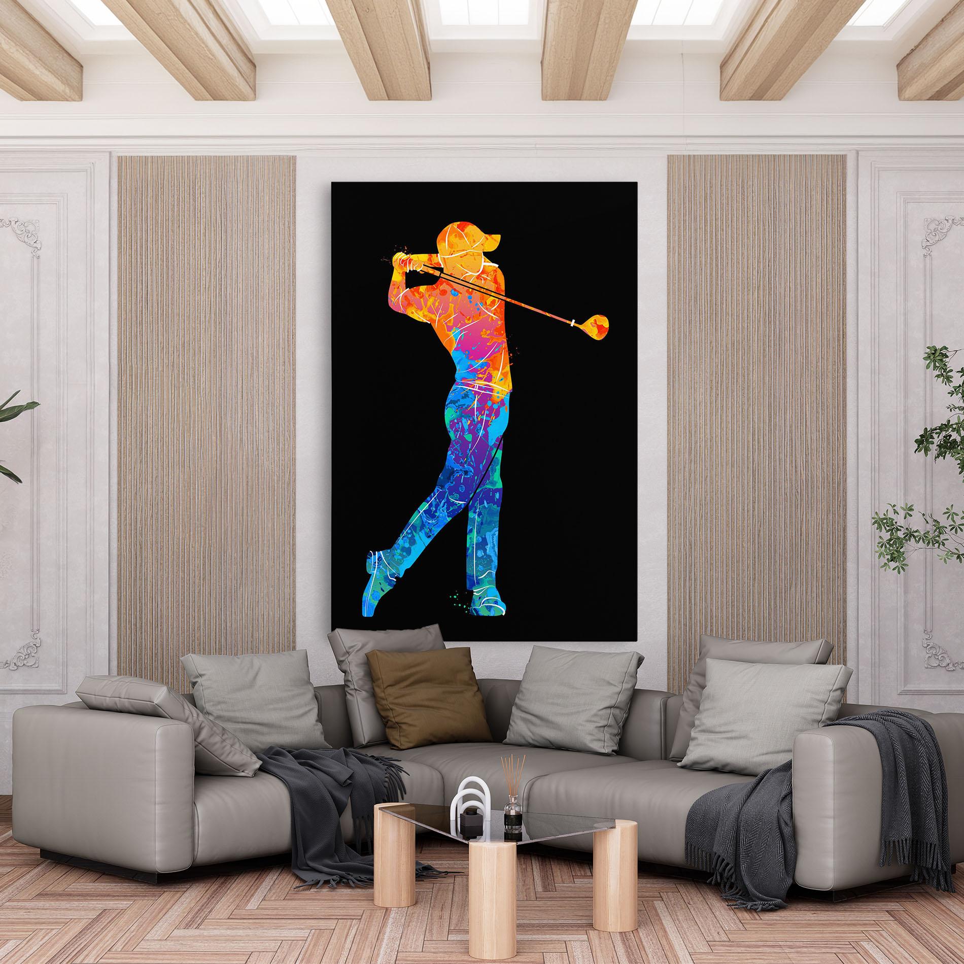 Tablou Canvas Color Mix Golf mockup 6