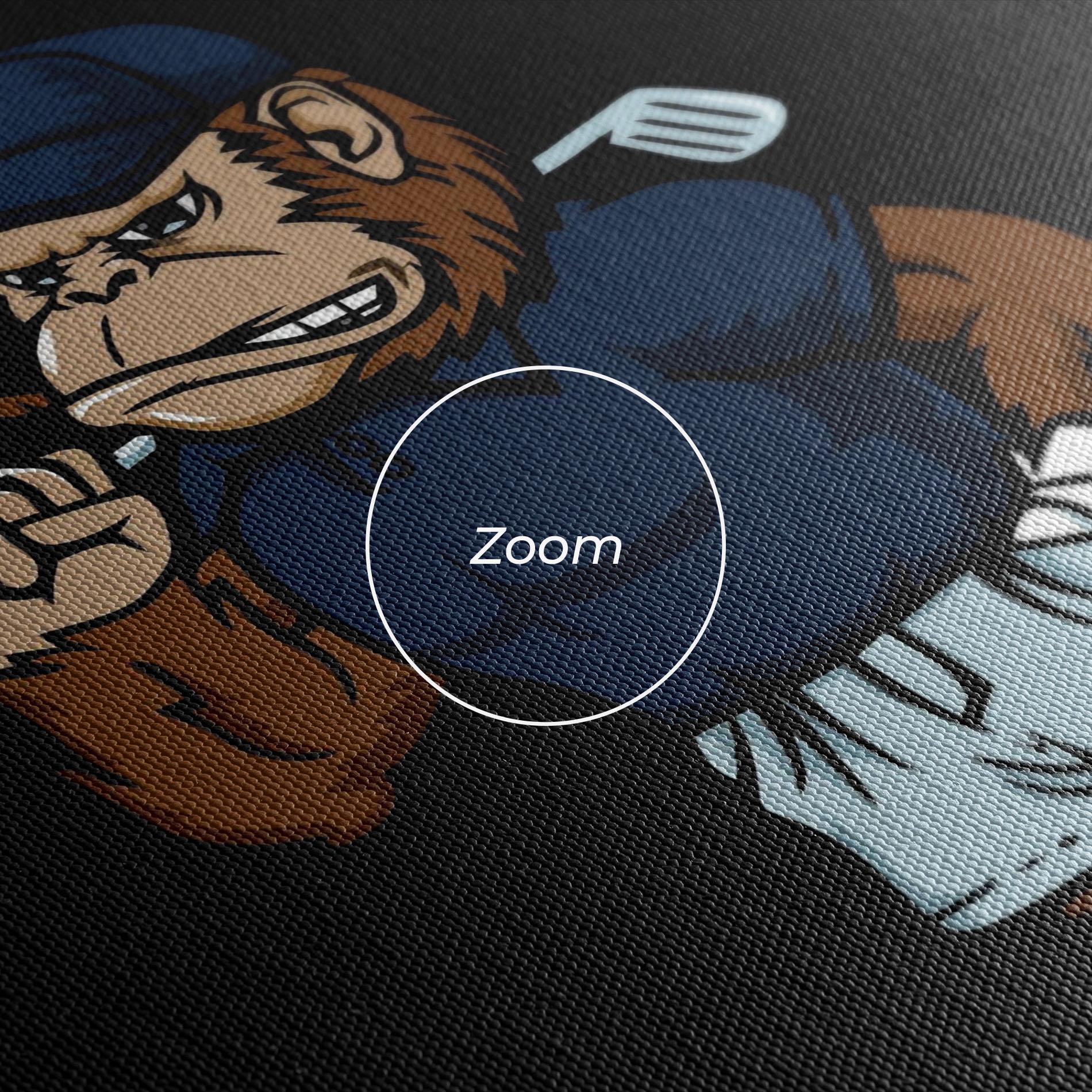 Tablou Canvas Ape Golf mockup 3