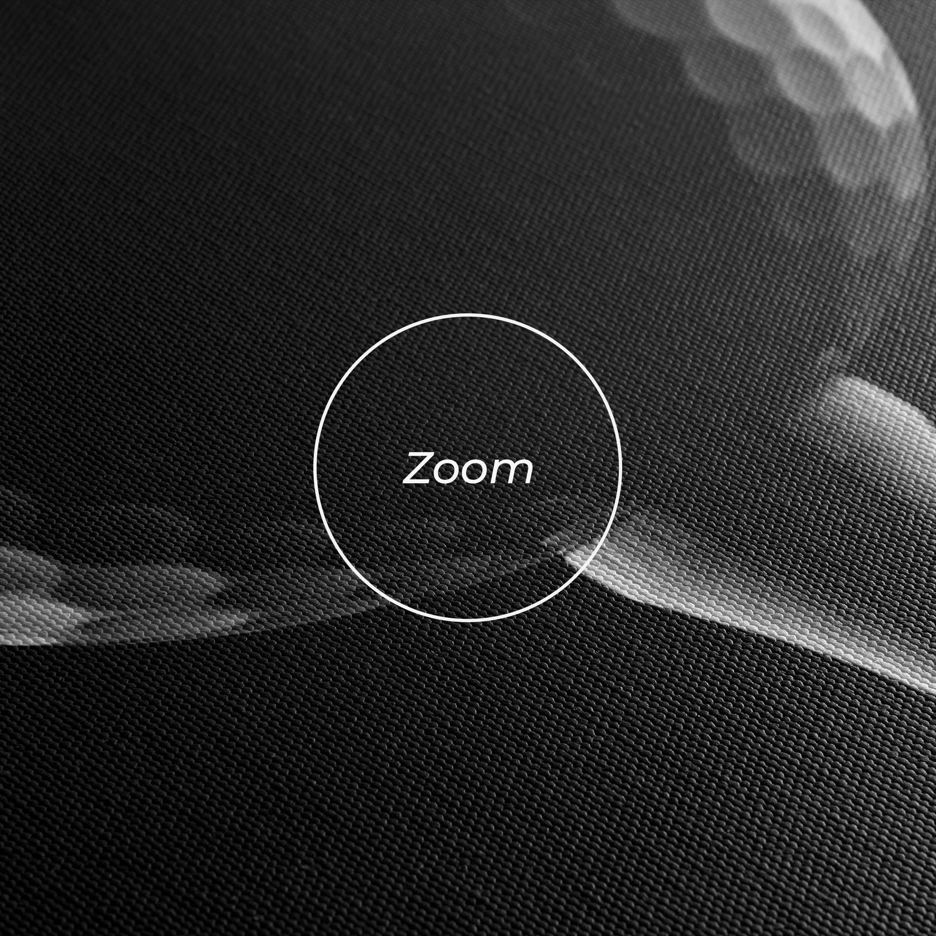 Tablou Canvas Golf Ball Black mockup 3