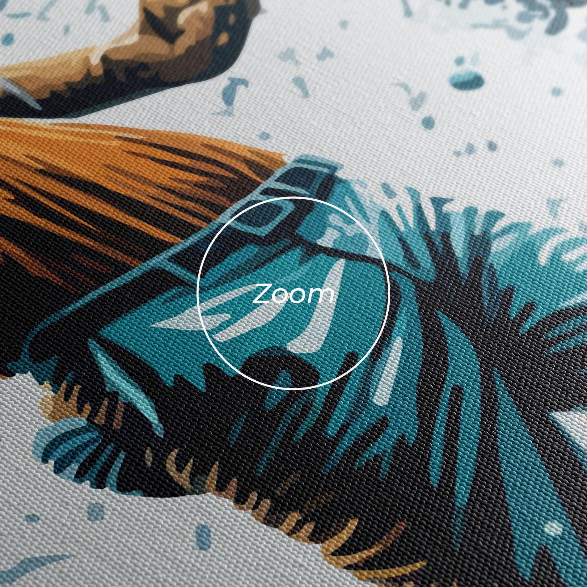 Tablou Canvas Golf On Grey mockup 3