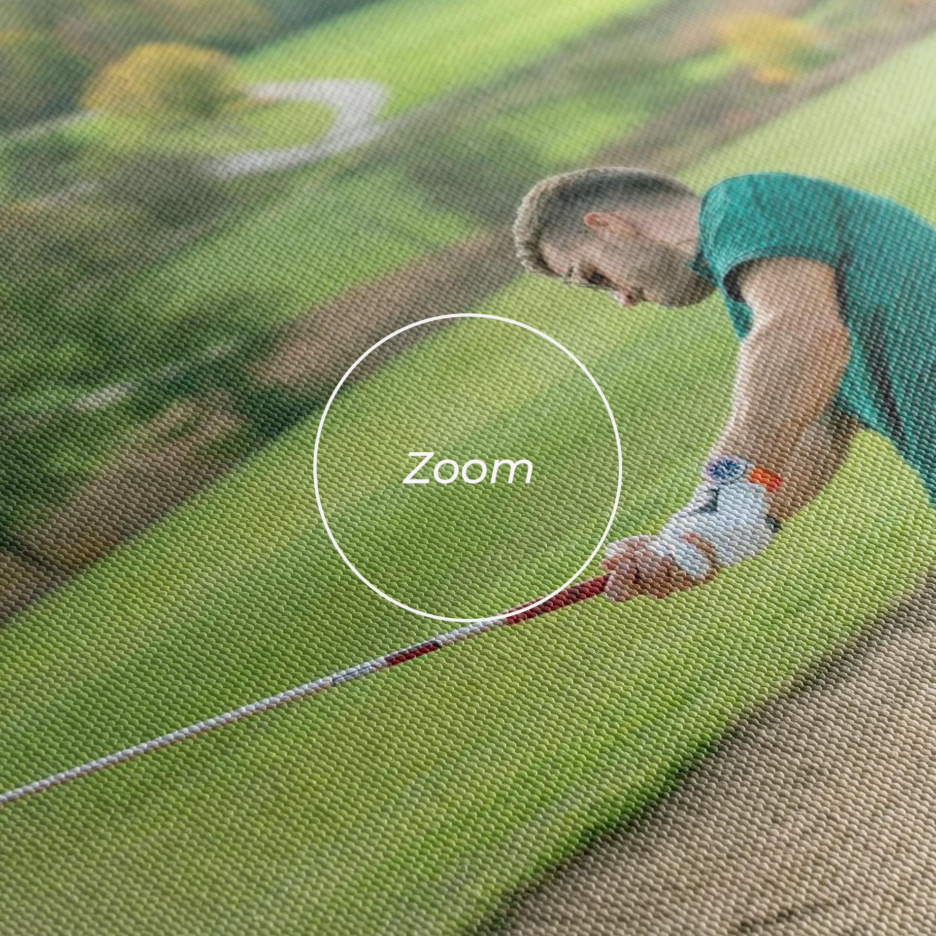 Tablou Canvas Green Tshirt Golf Player mockup 3