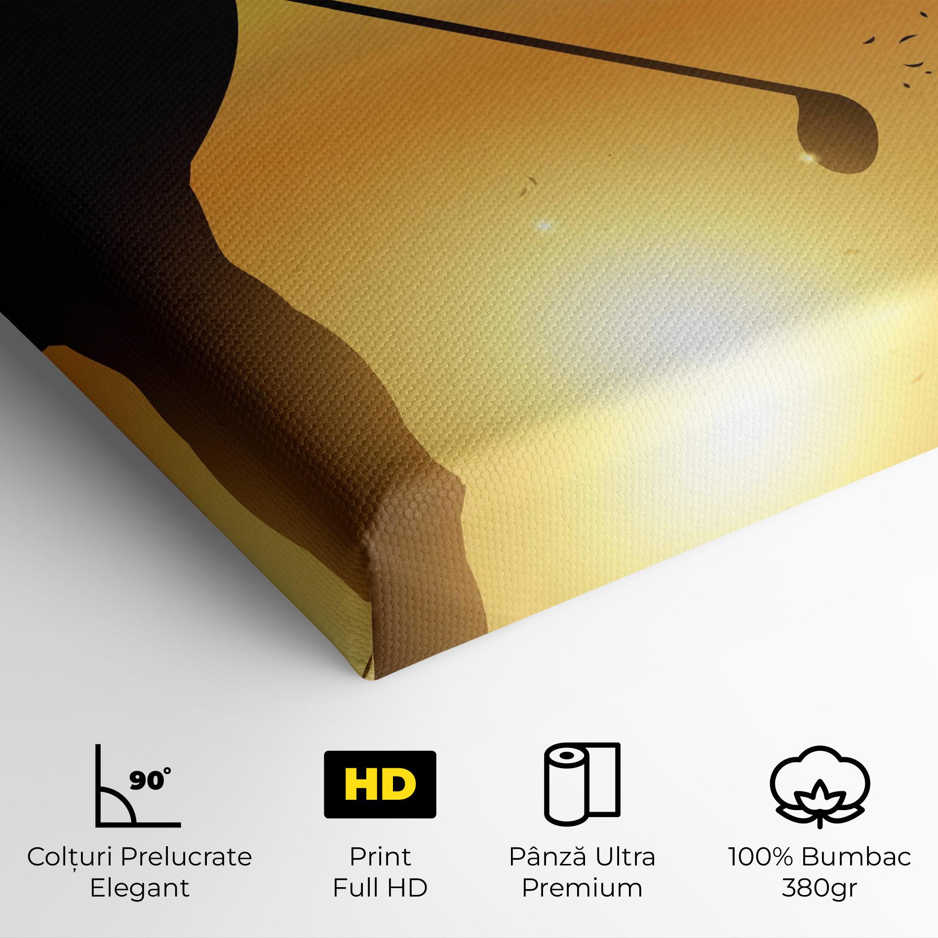 Tablou Canvas Gold Sunrise mockup 4